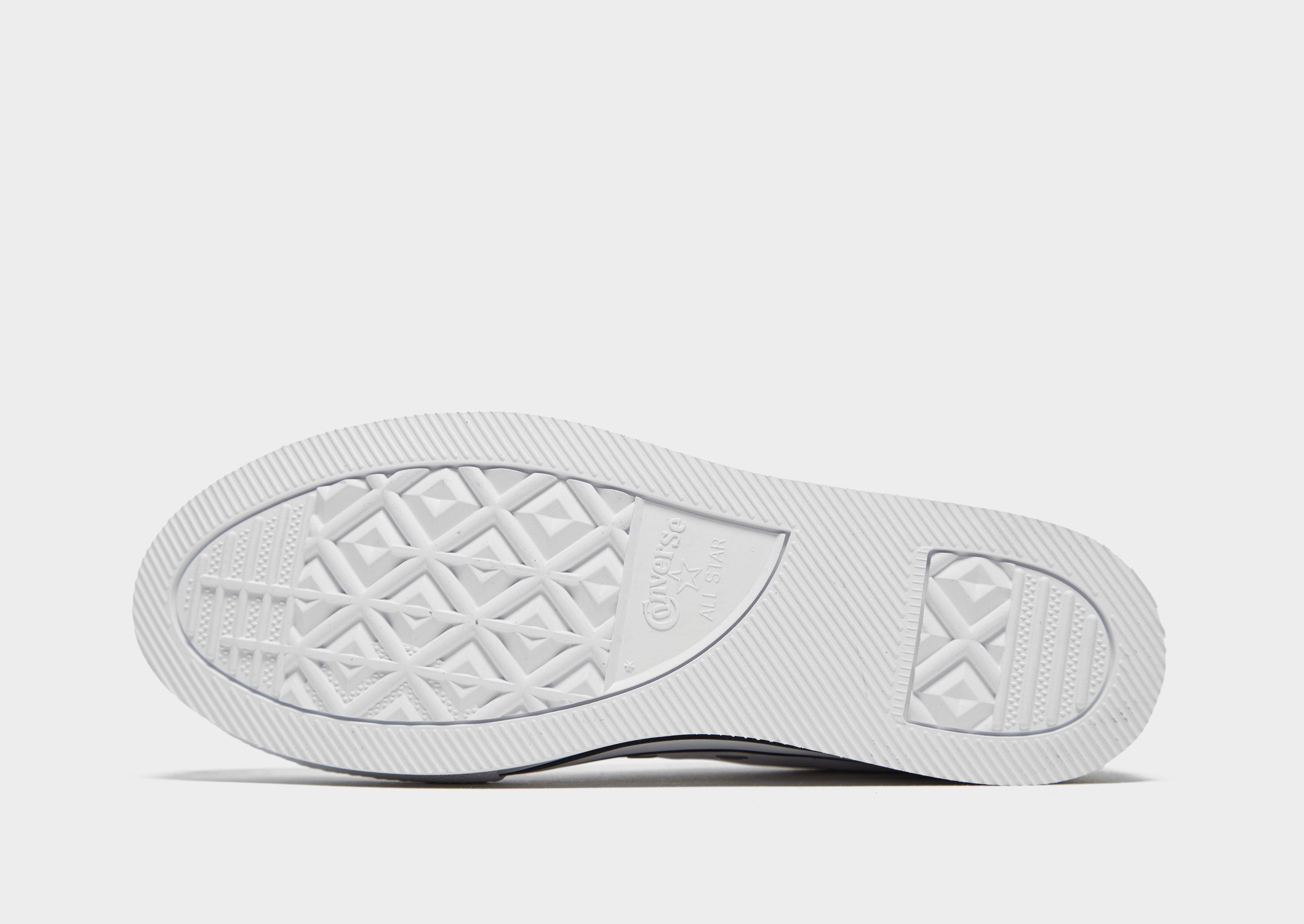 white platform converse