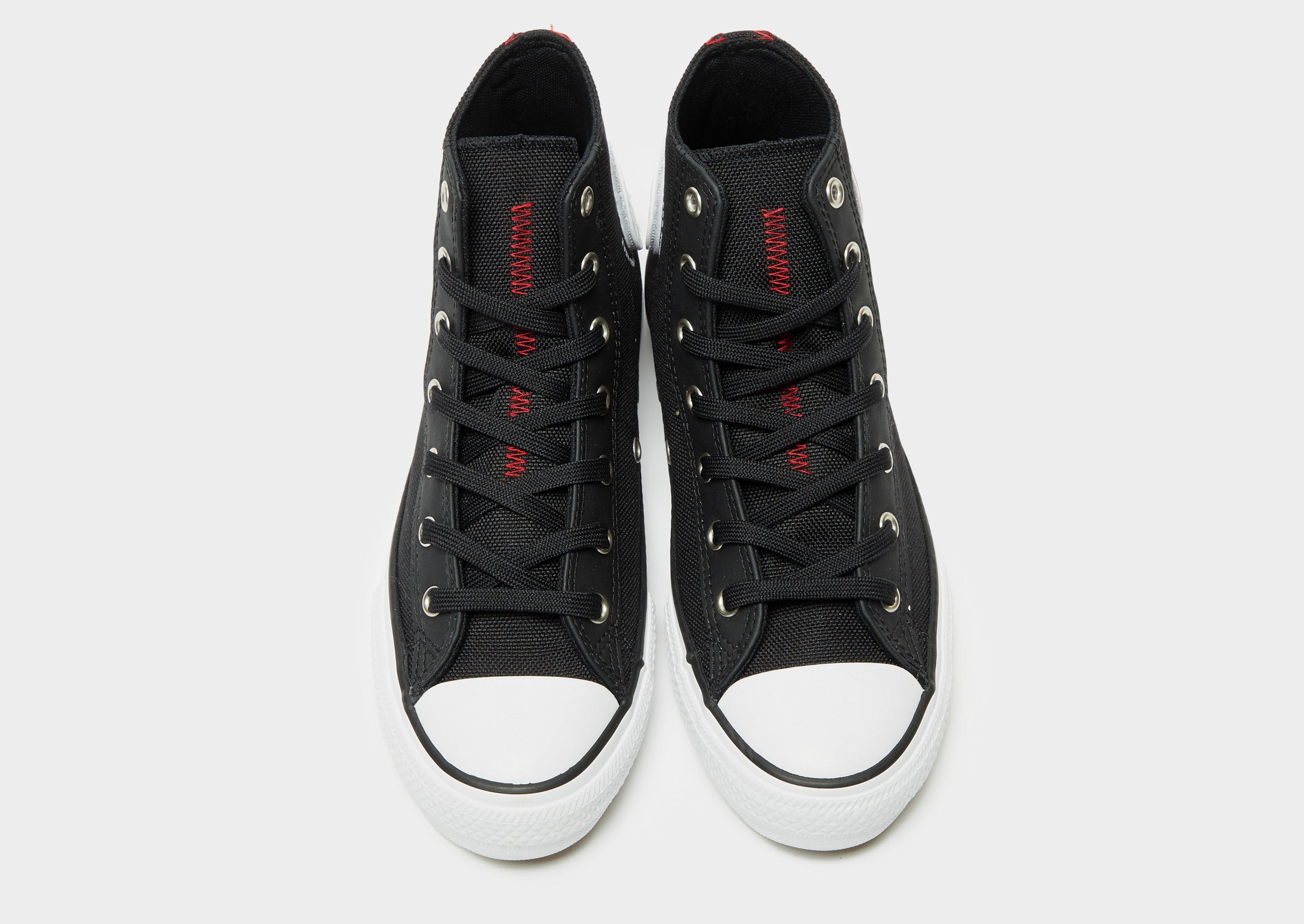 junior all black converse