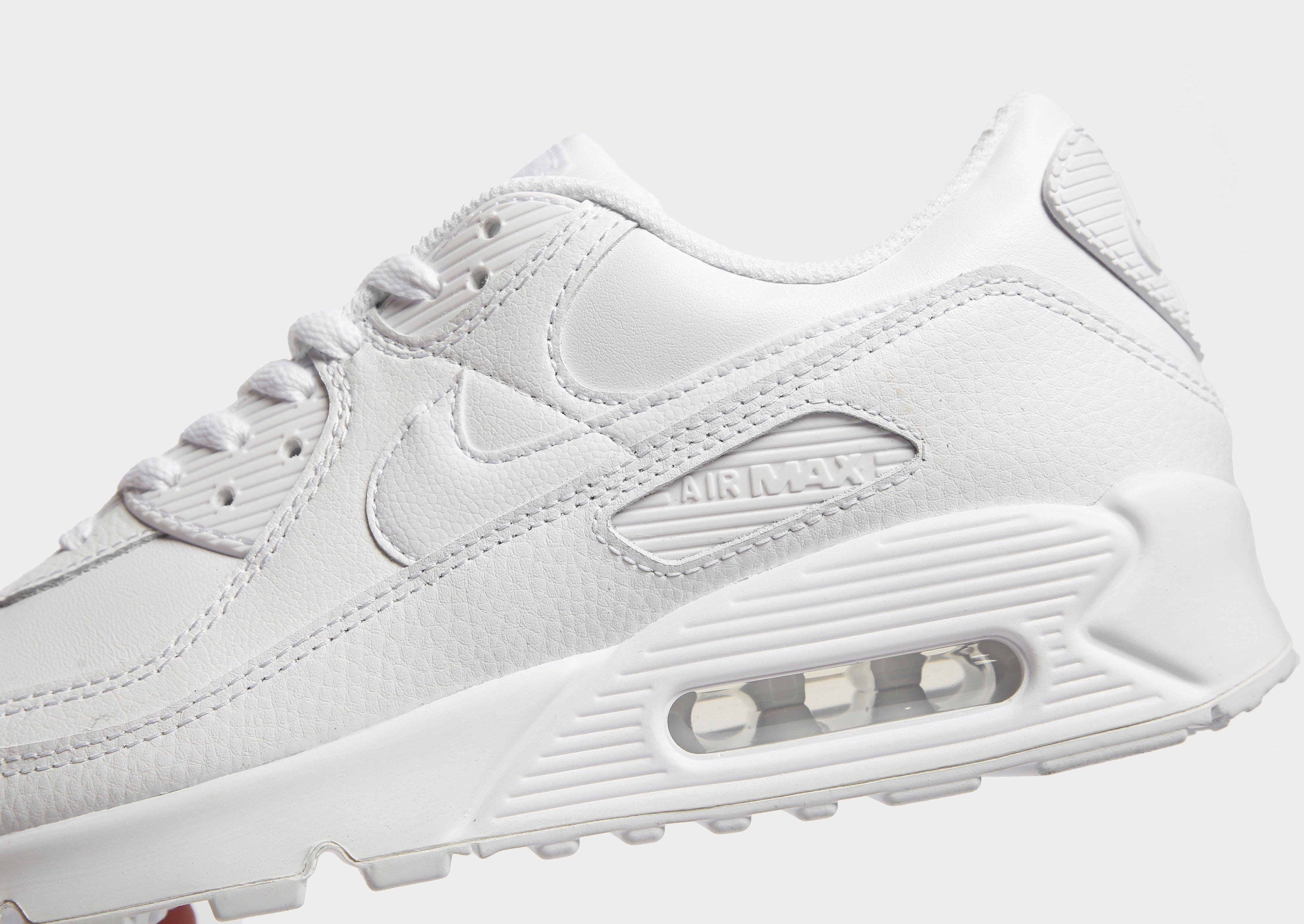 Air max 90 white best sale leather mens