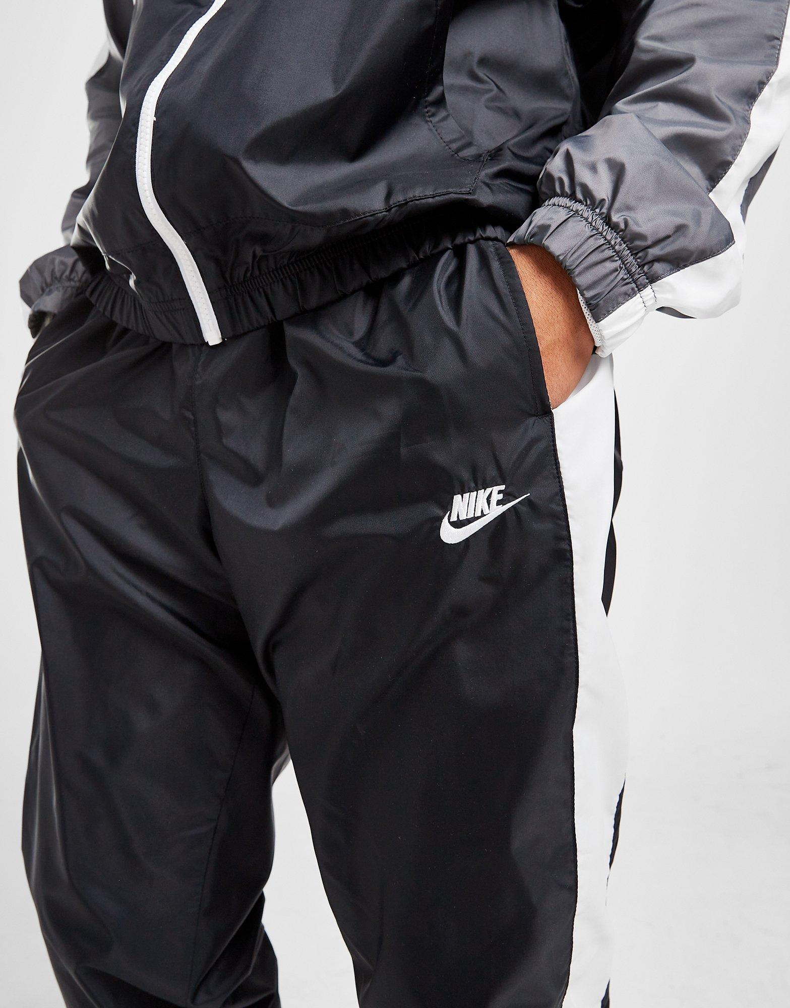 nike hoxton woven tracksuit grey