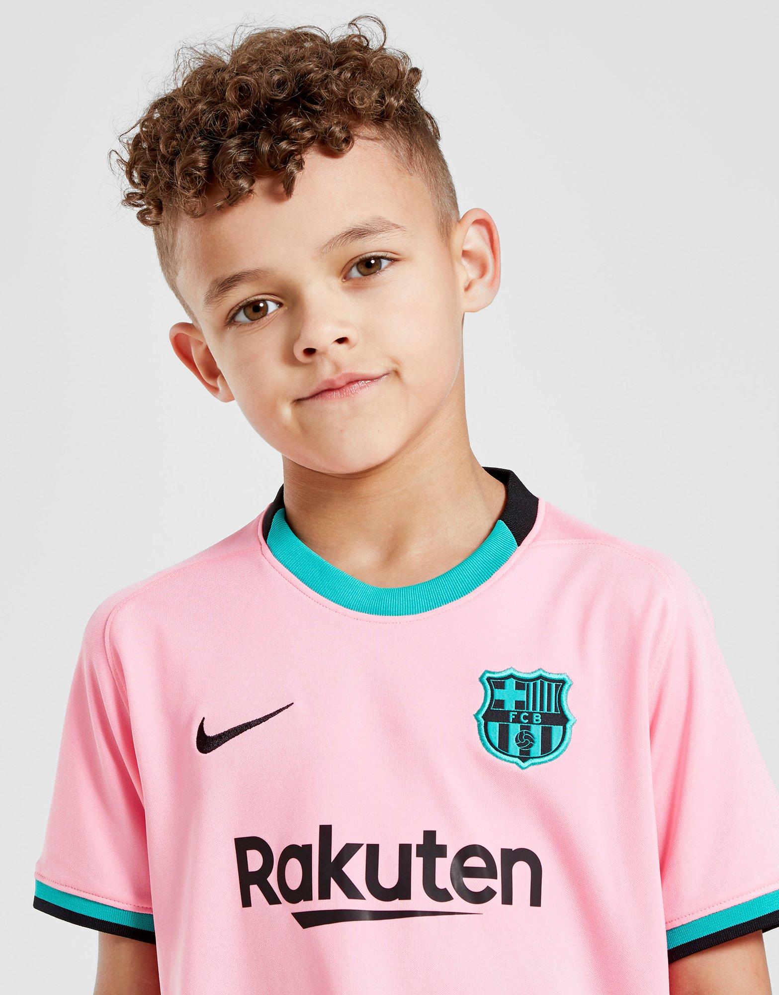 kids barcelona third kit