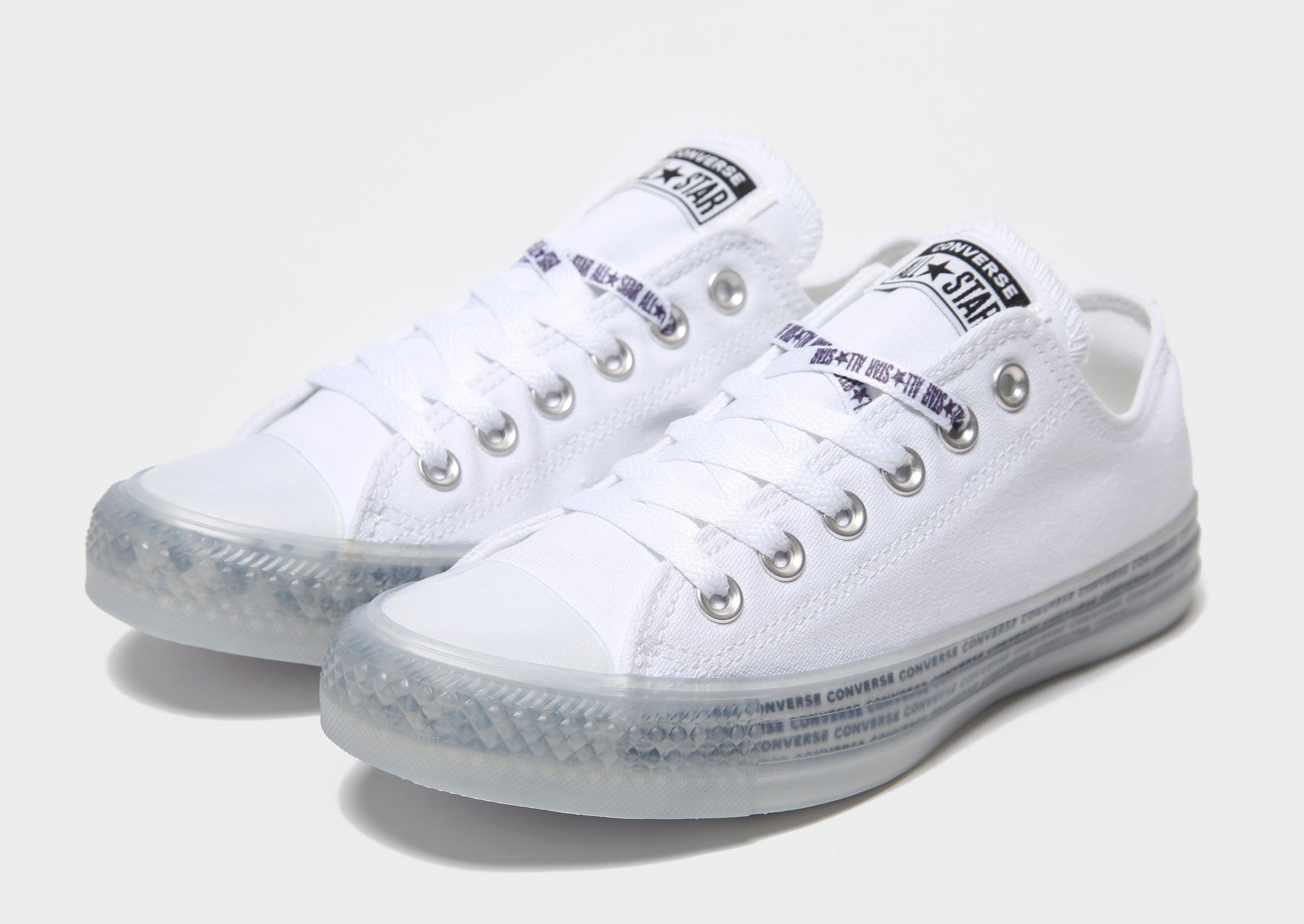 womens converse all star ox white