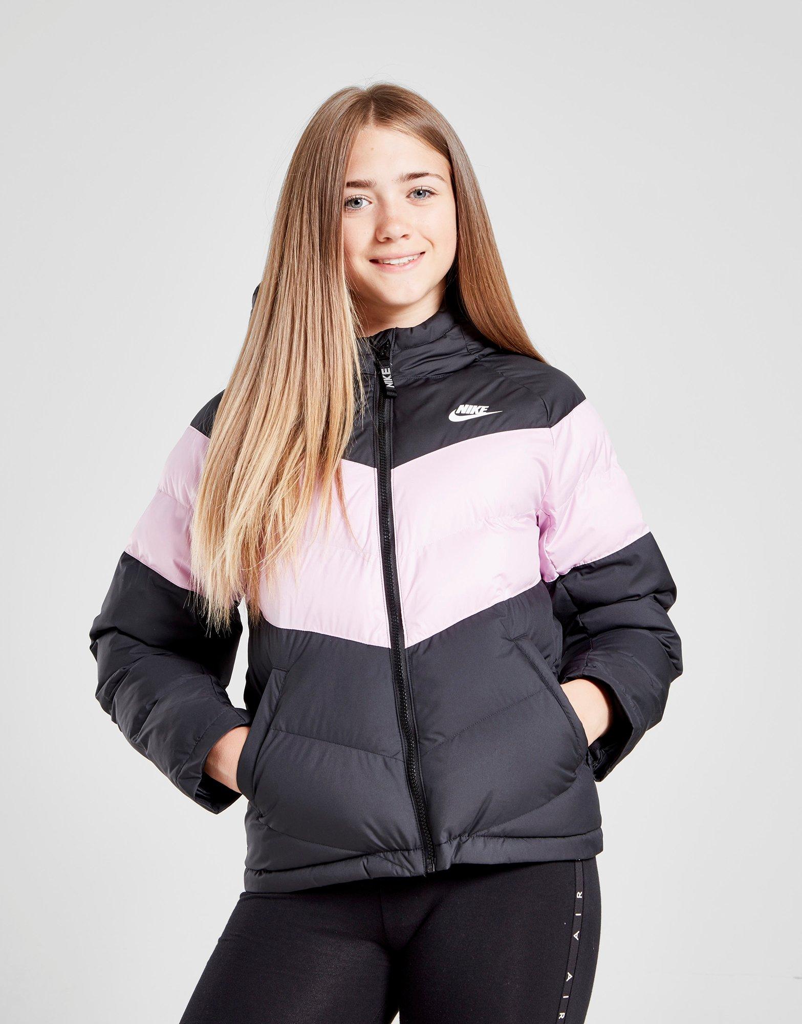 girls nike waterproof jacket