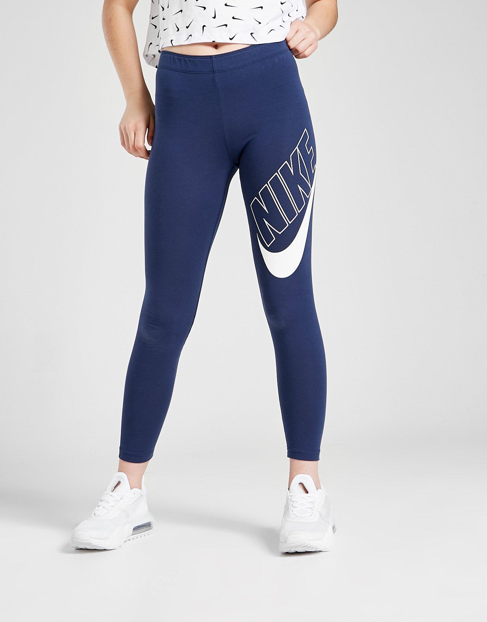 blue nike leggings