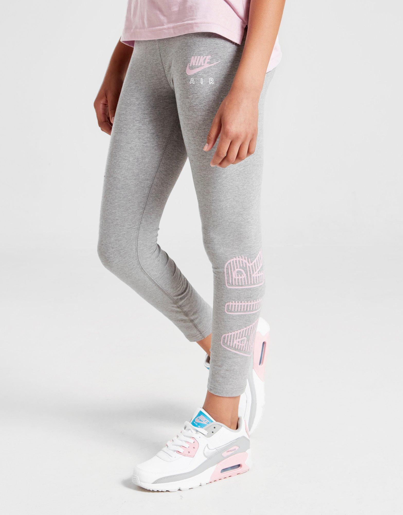 girls grey nike leggings