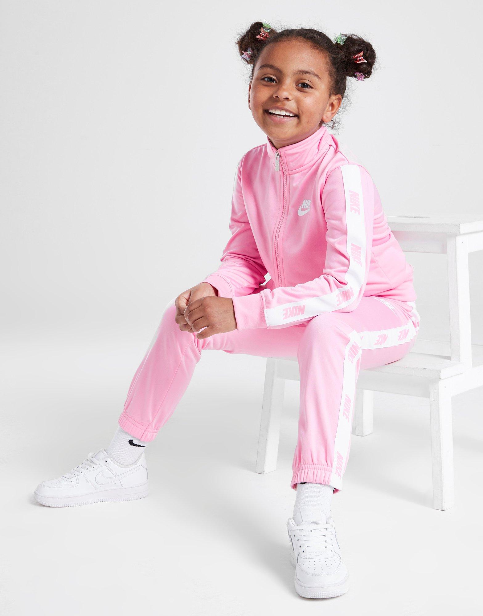 Girls' Nike Sportswear Taped Track Suit