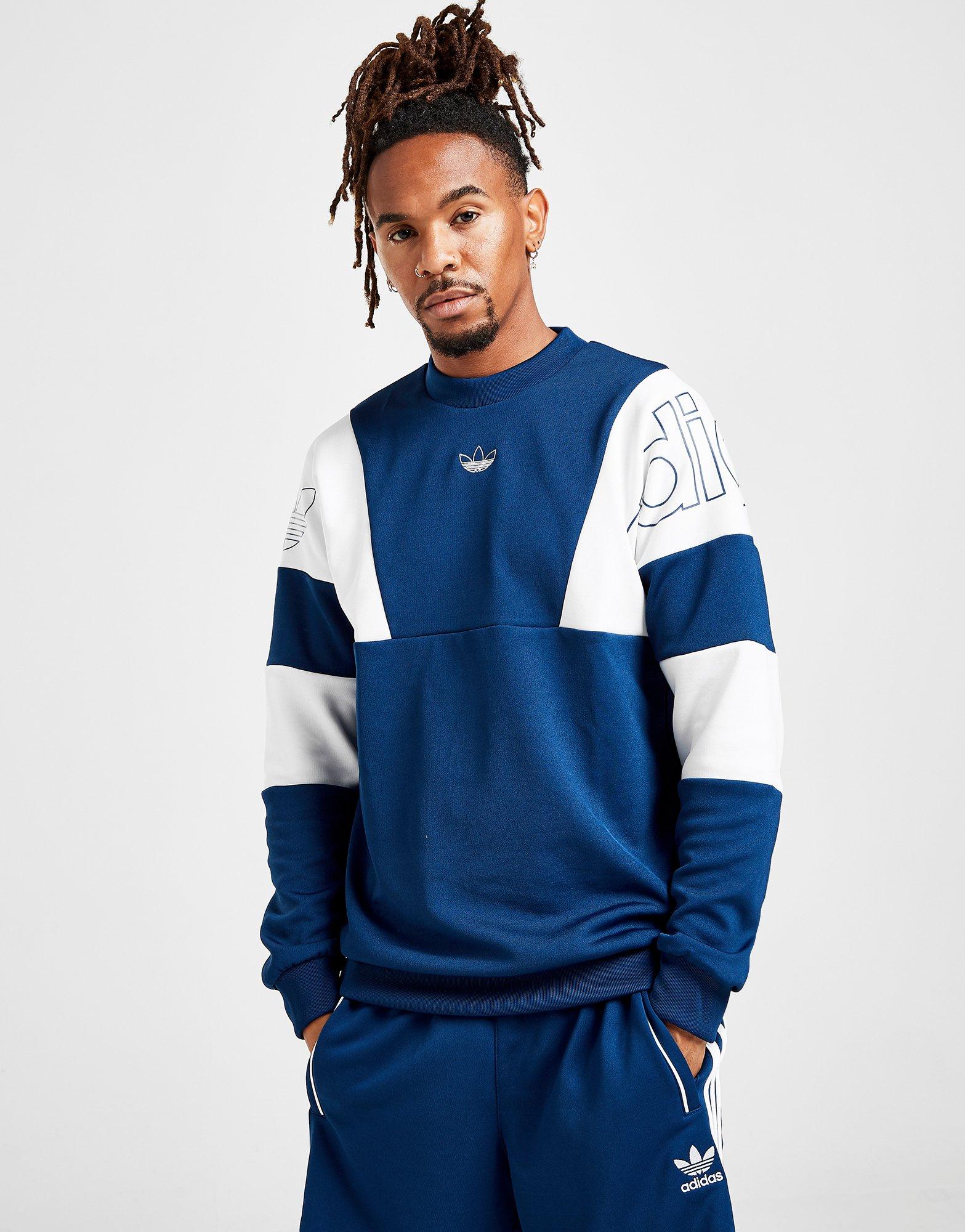 adidas originals blue sweatshirt