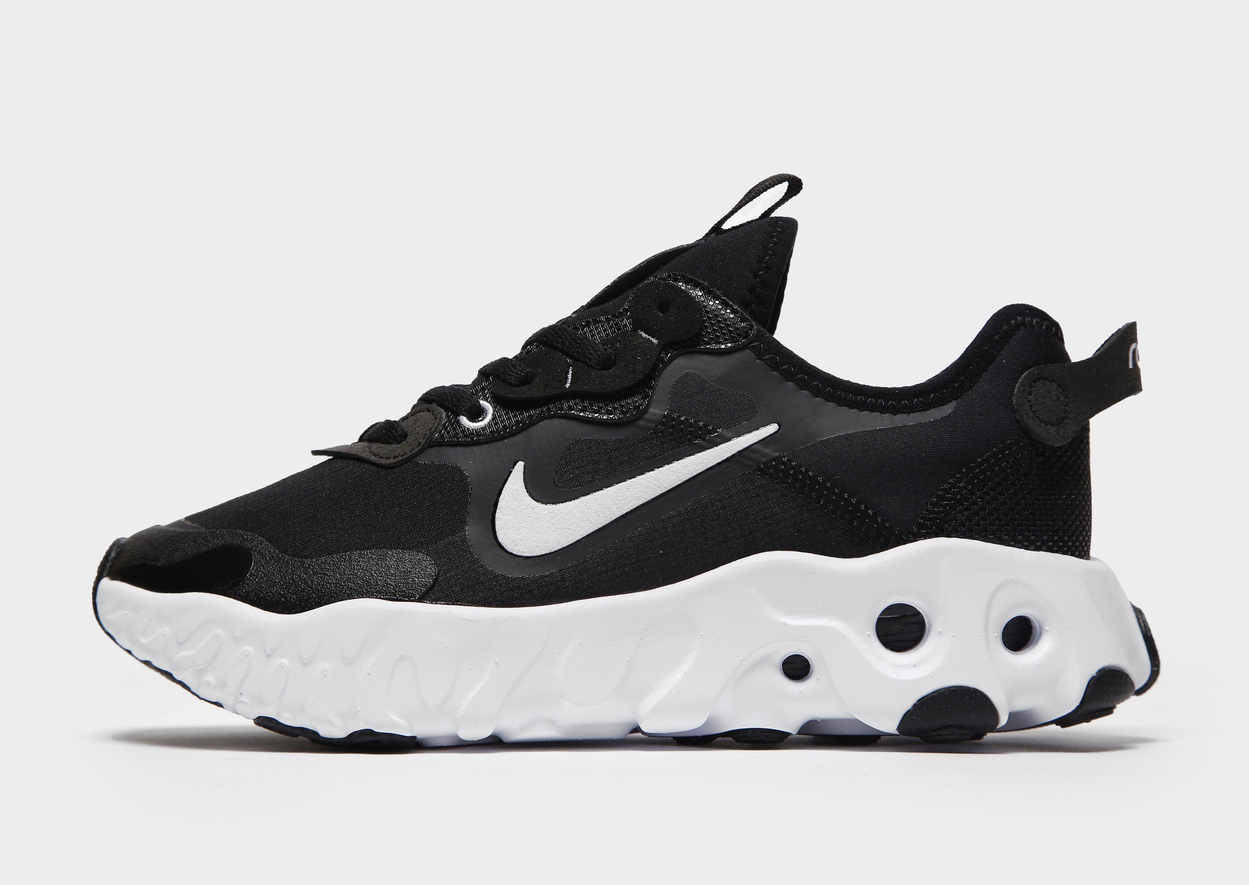 womens black nike react trainers