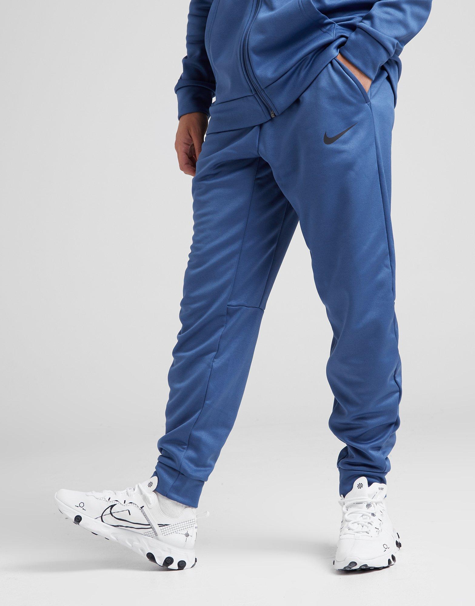 blue nike track pants