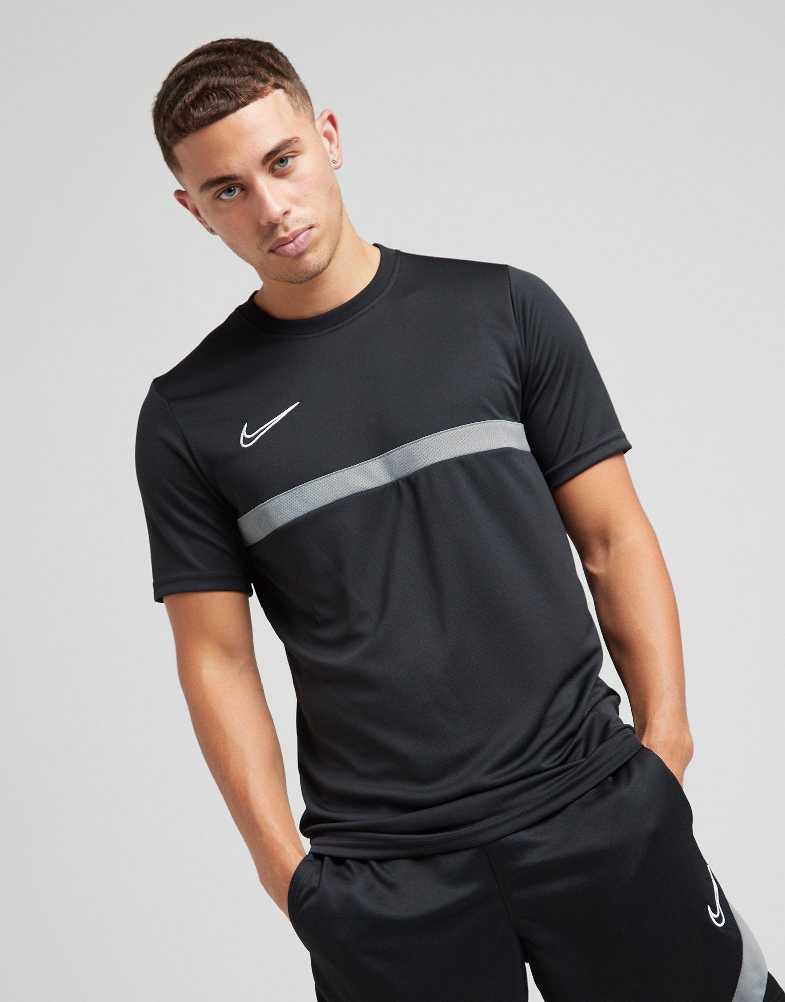 nike academy black t shirt
