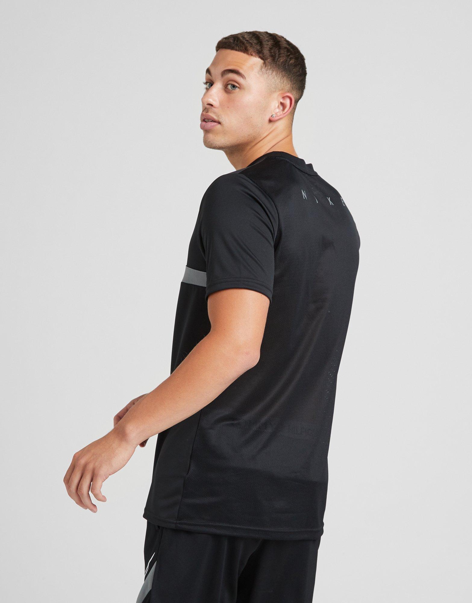 nike academy black t shirt