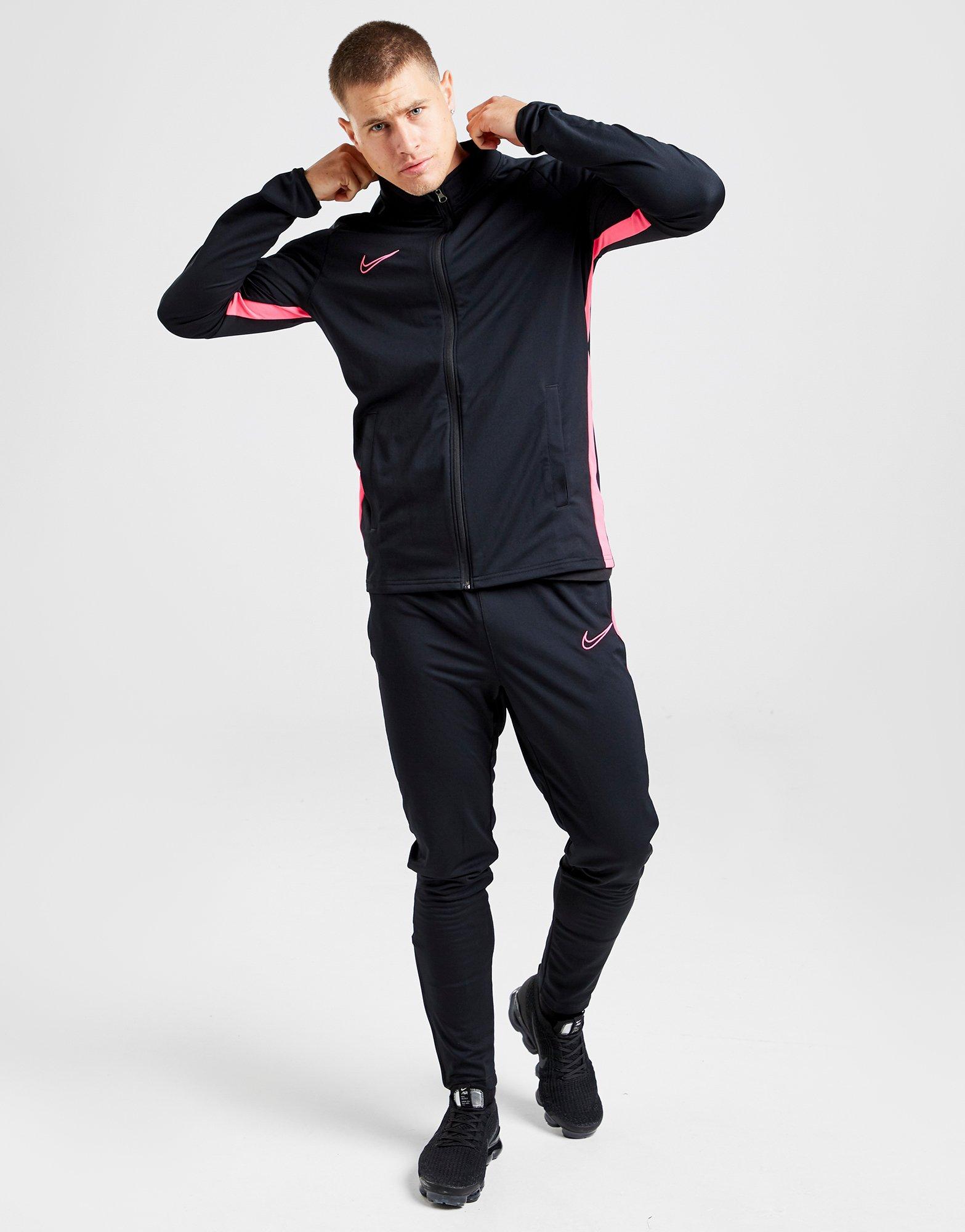 nike academy black tracksuit