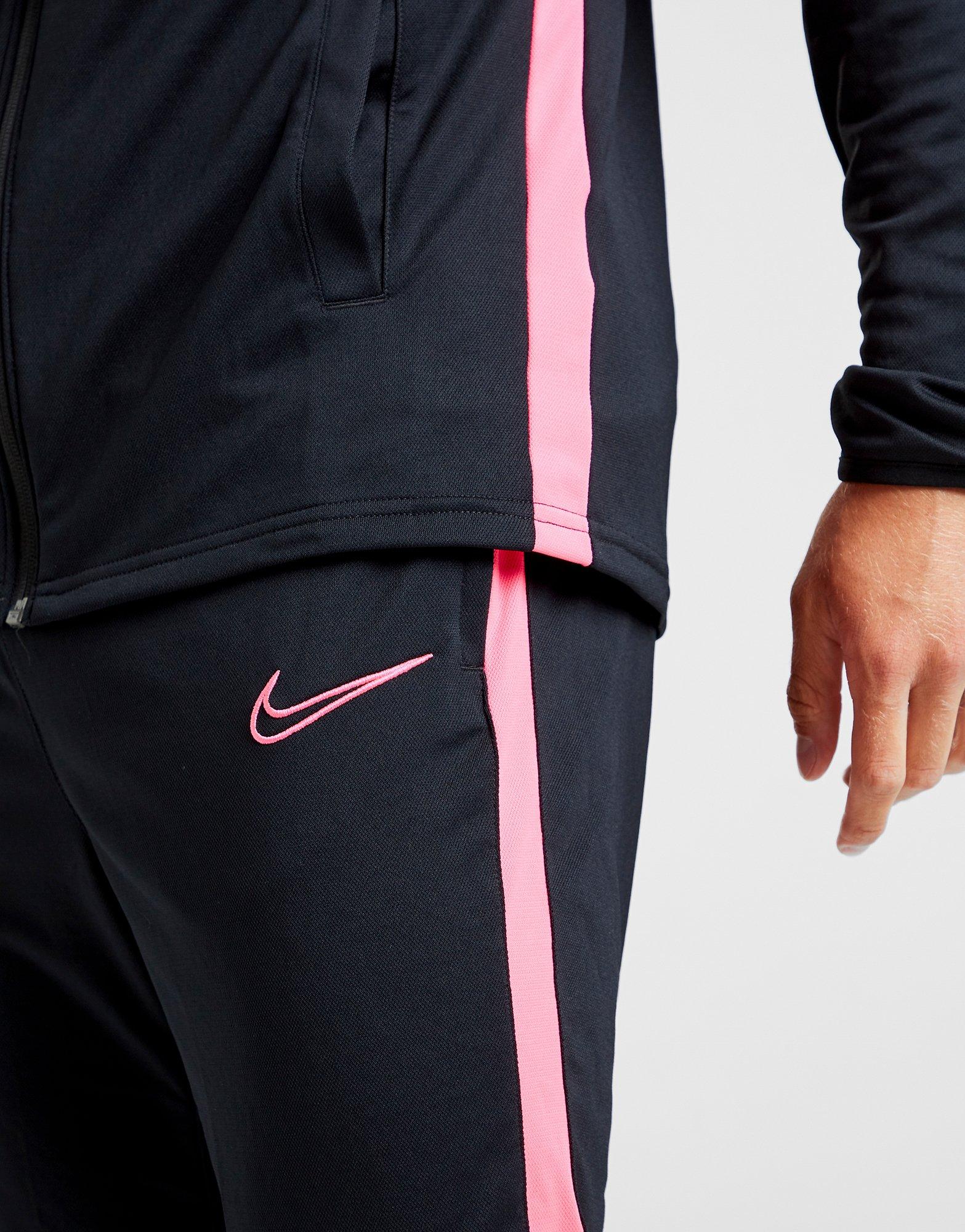 nike academy poly tracksuit grey