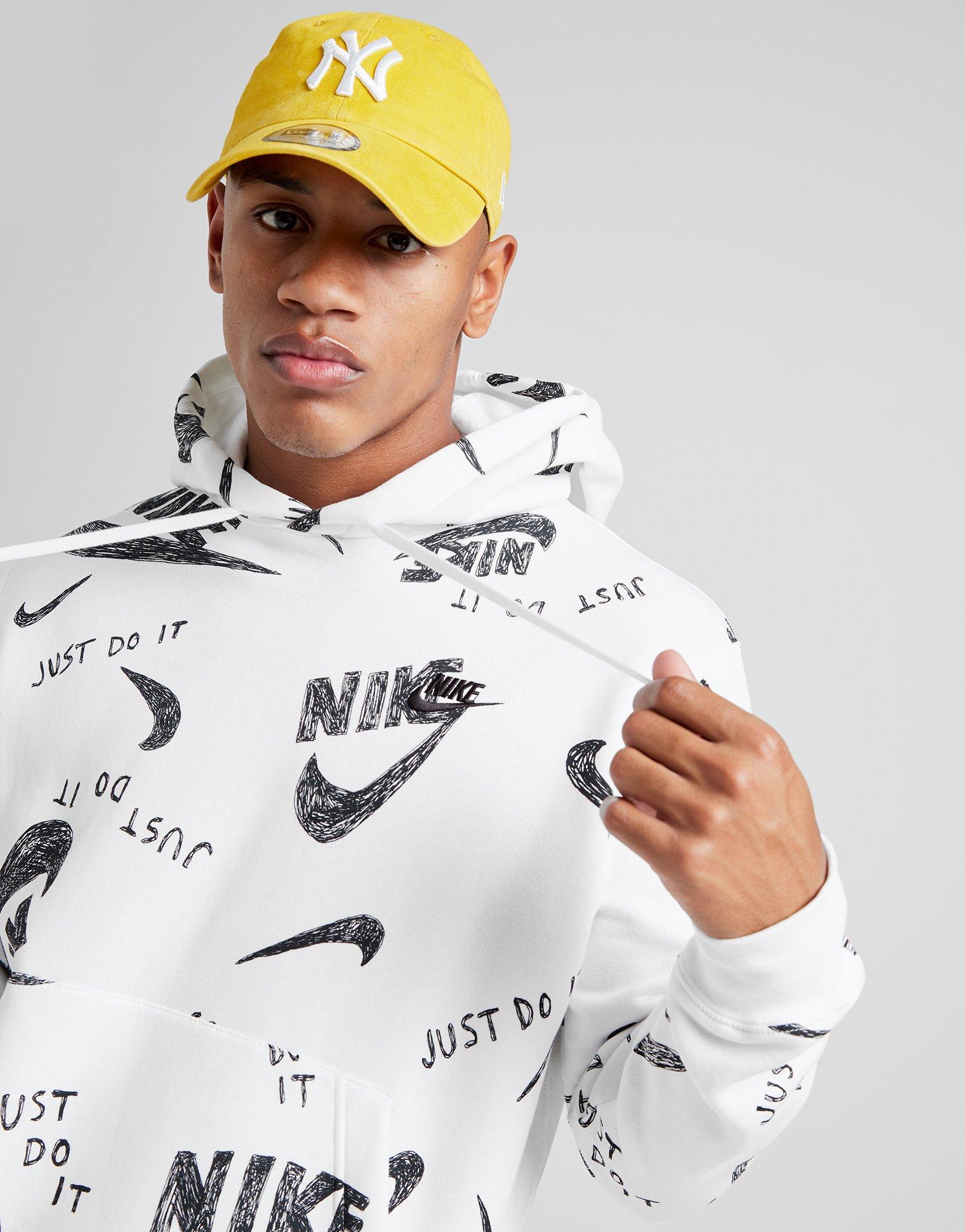 nike just do it all over print sweatshirt