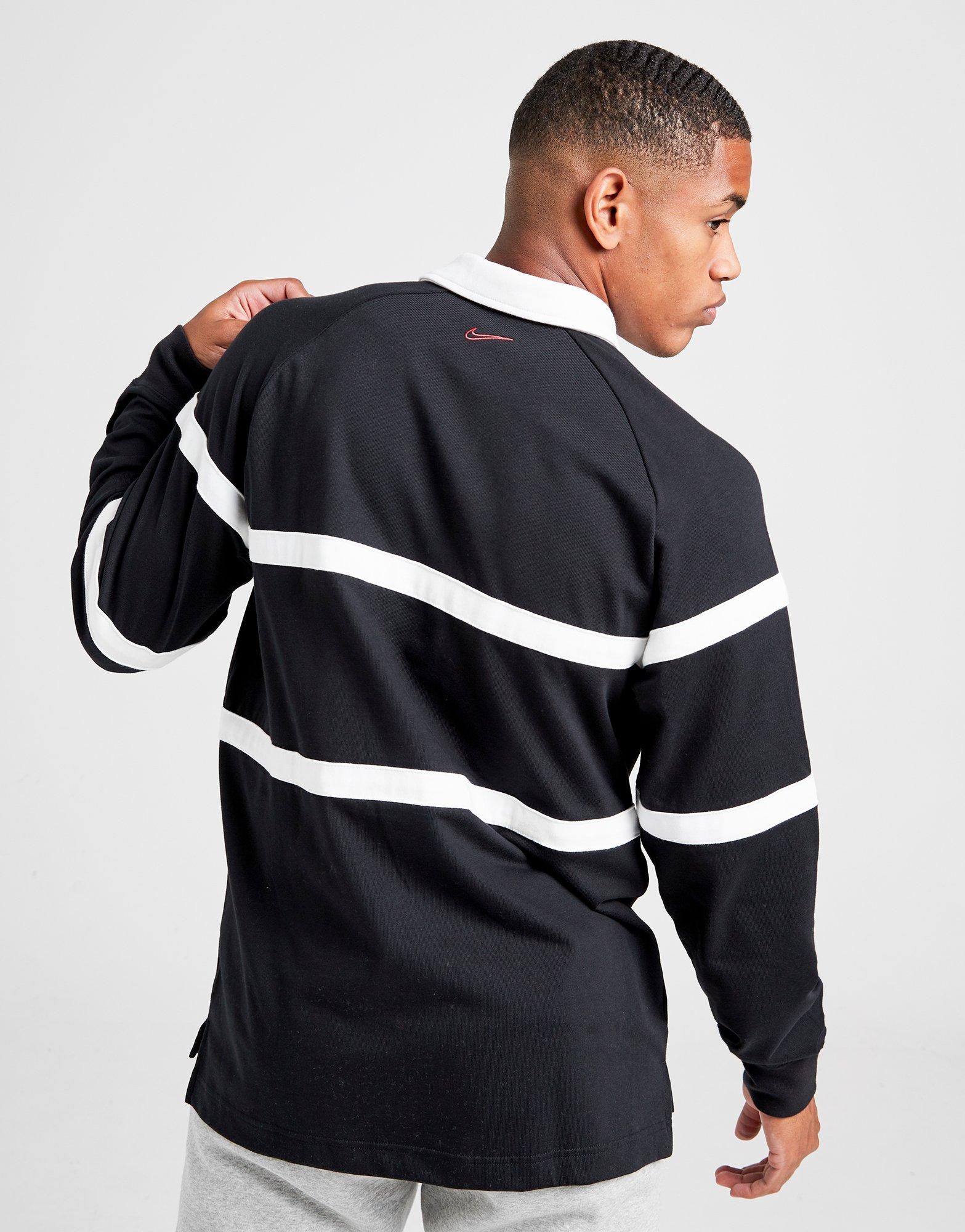 nike swoosh rugby polo