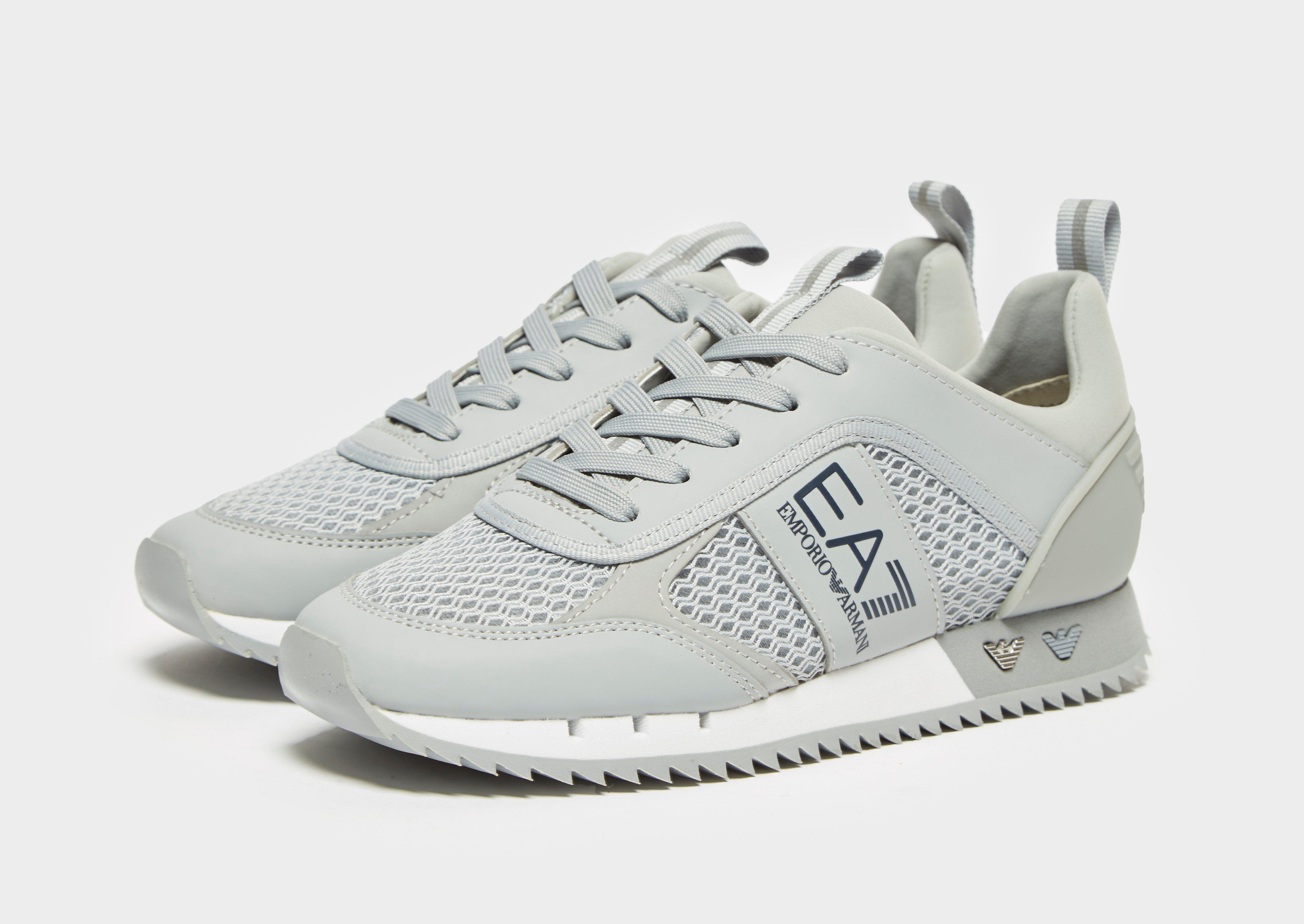 emporio armani ea7 mesh run grey