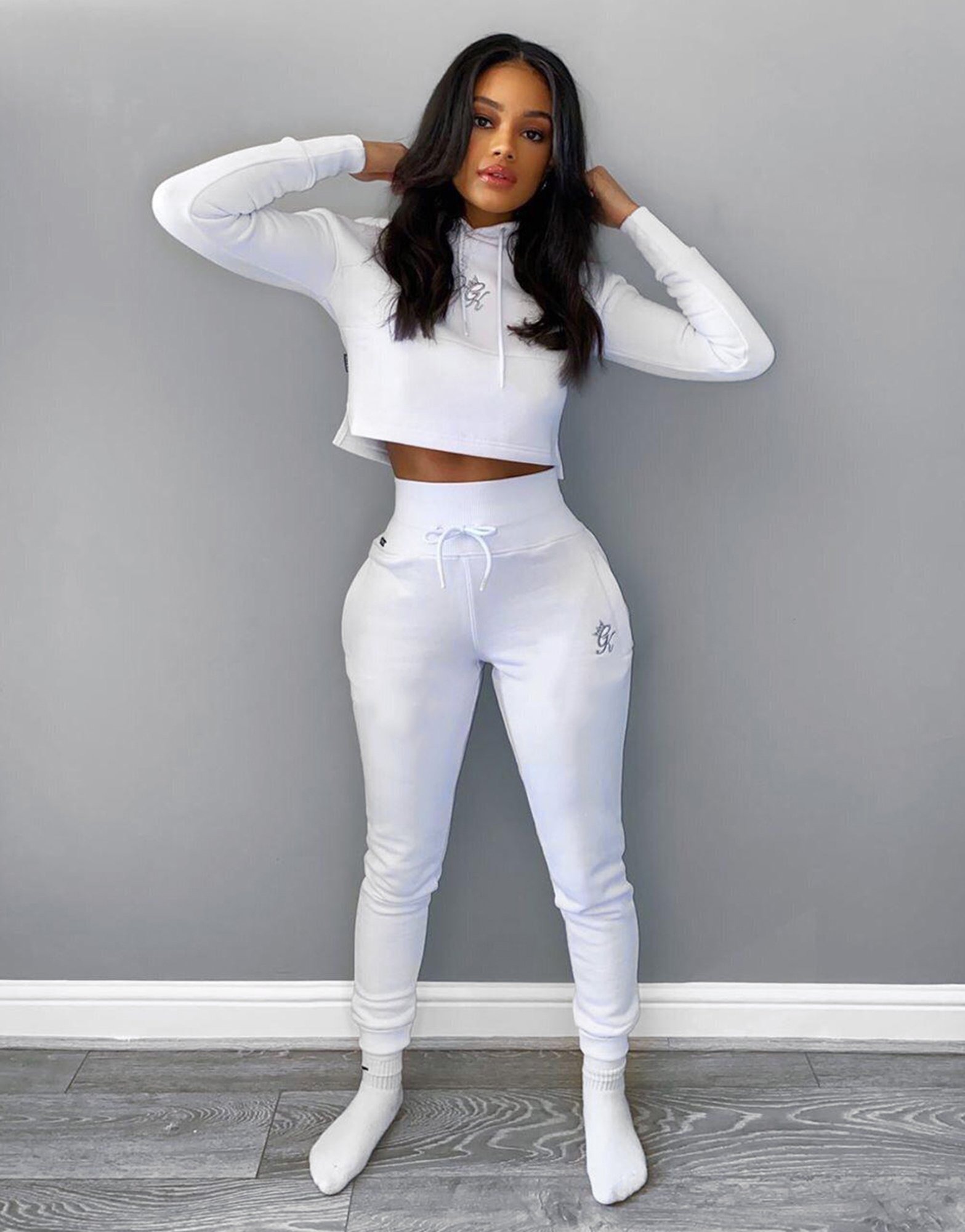 Buy White Gym King Sky Joggers Women's JD Sports JD Sports Ireland