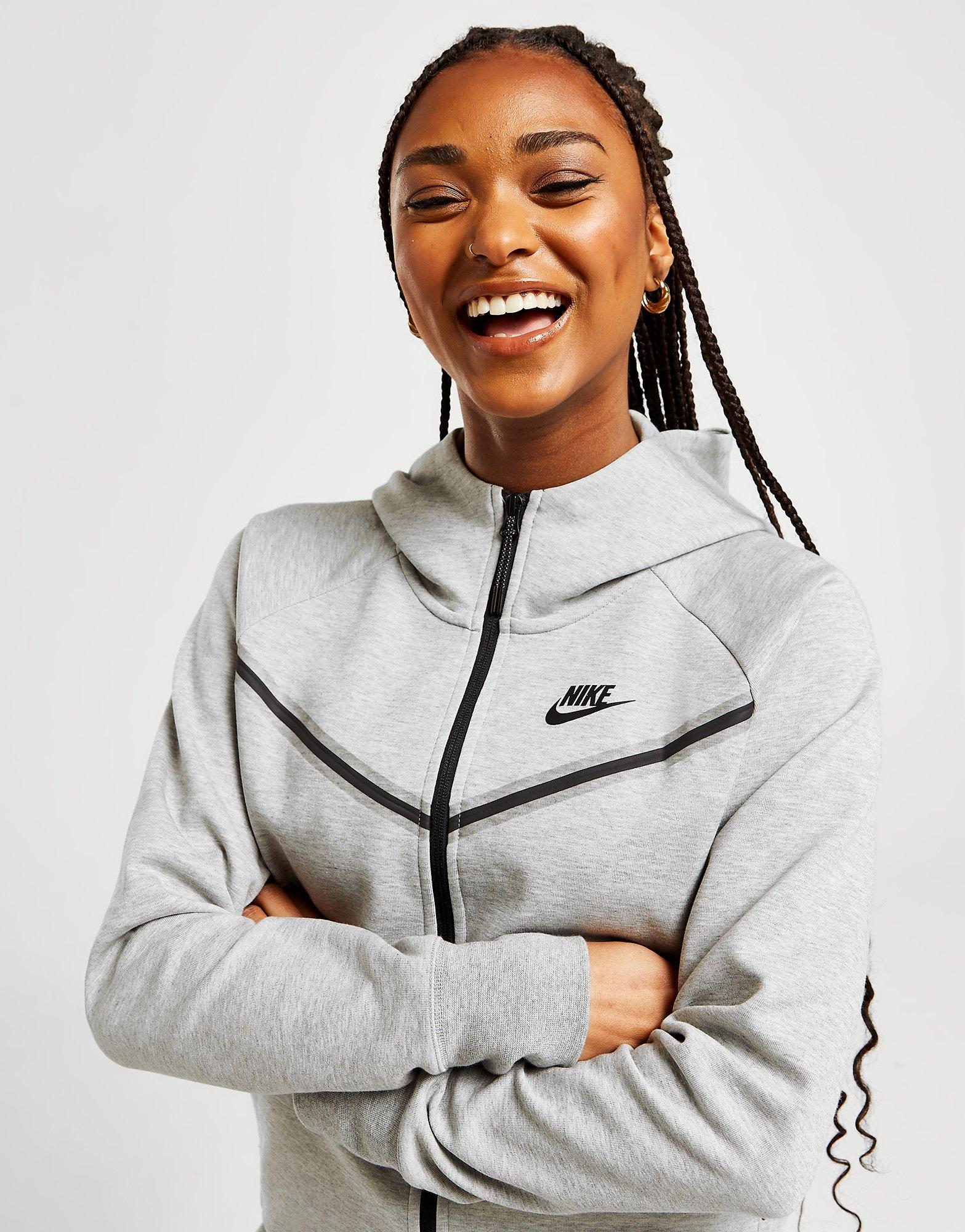 nike tech hoodie grey