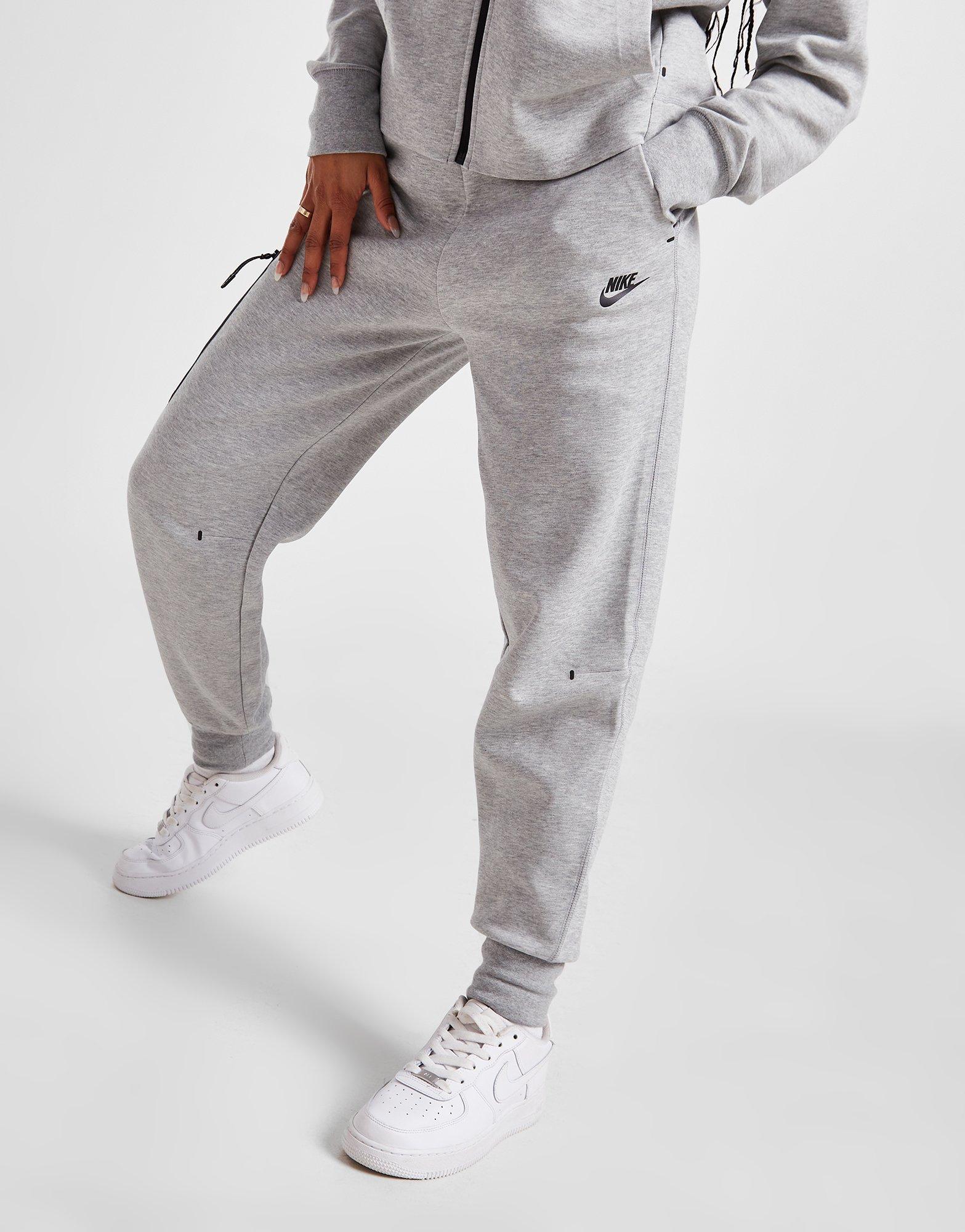 NIKE Nike NSW MLNM ESSNTL - Pantalón de chándal mujer dk grey