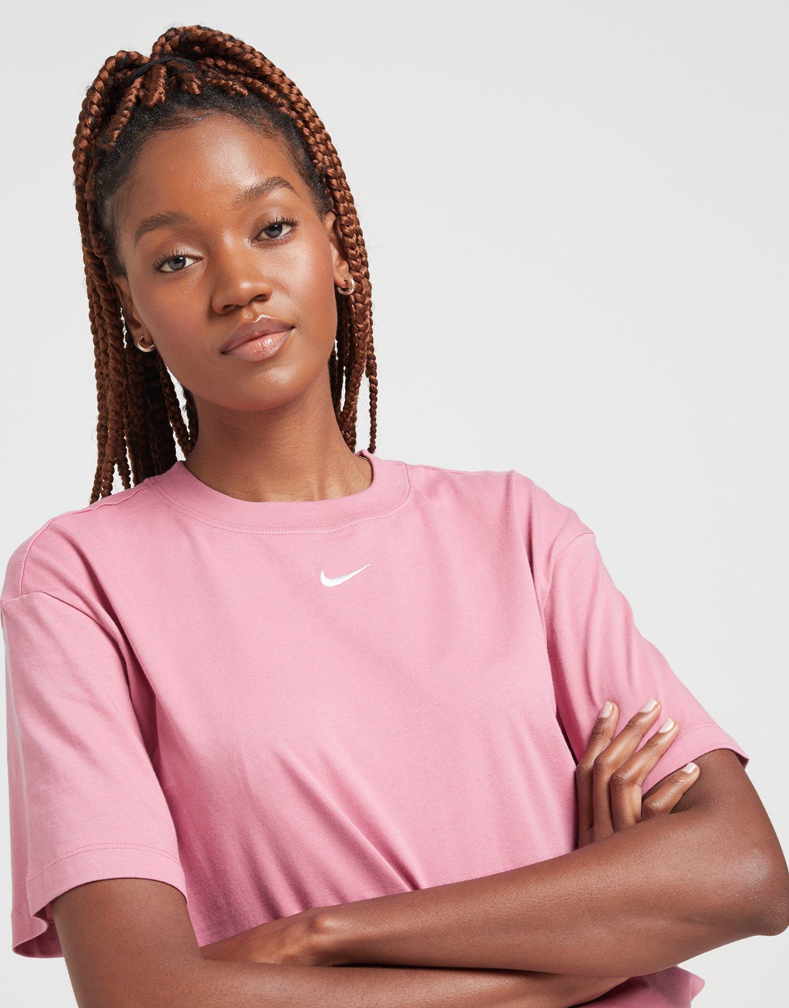 pink nike boyfriend t shirt