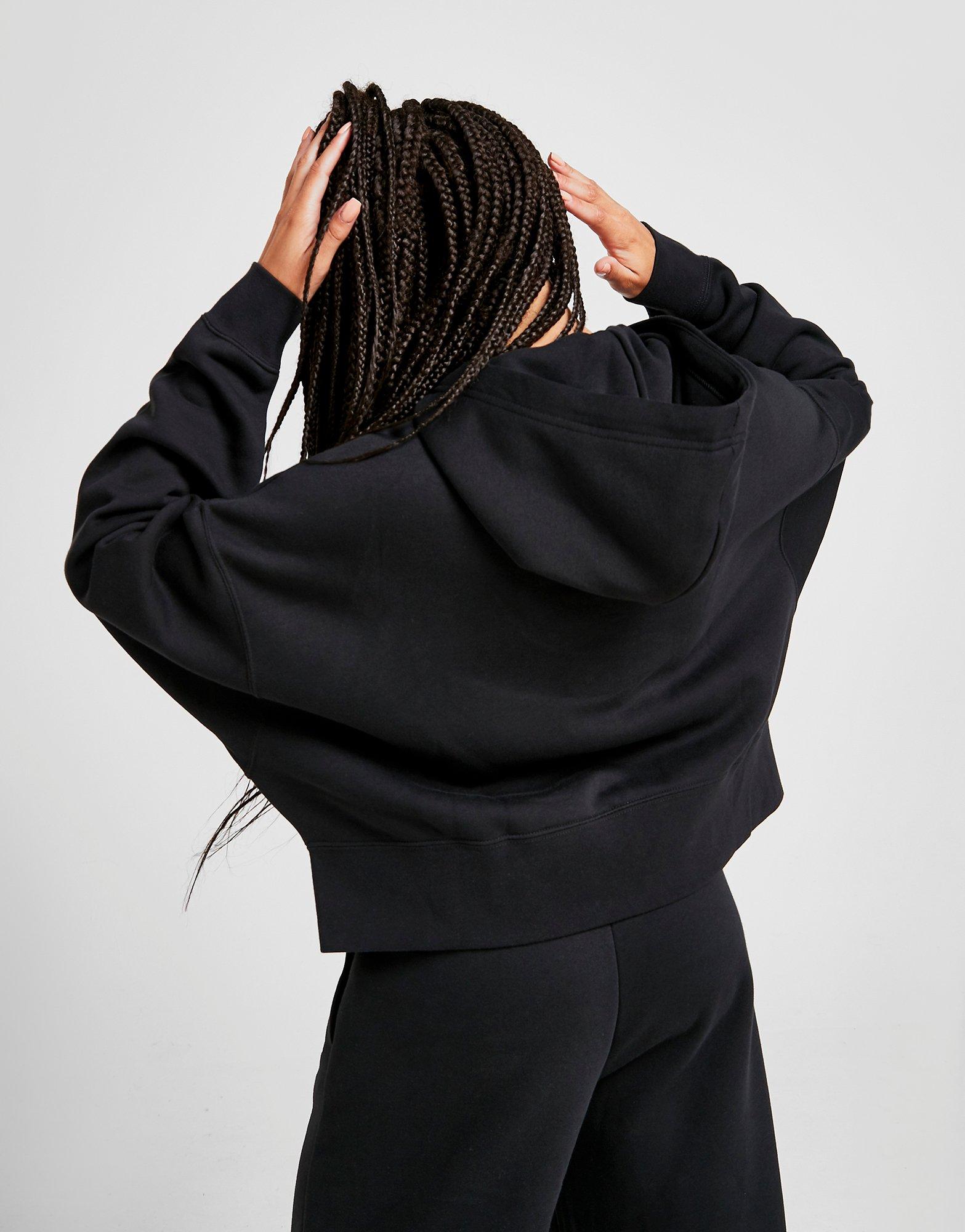 black zip hoodie nike