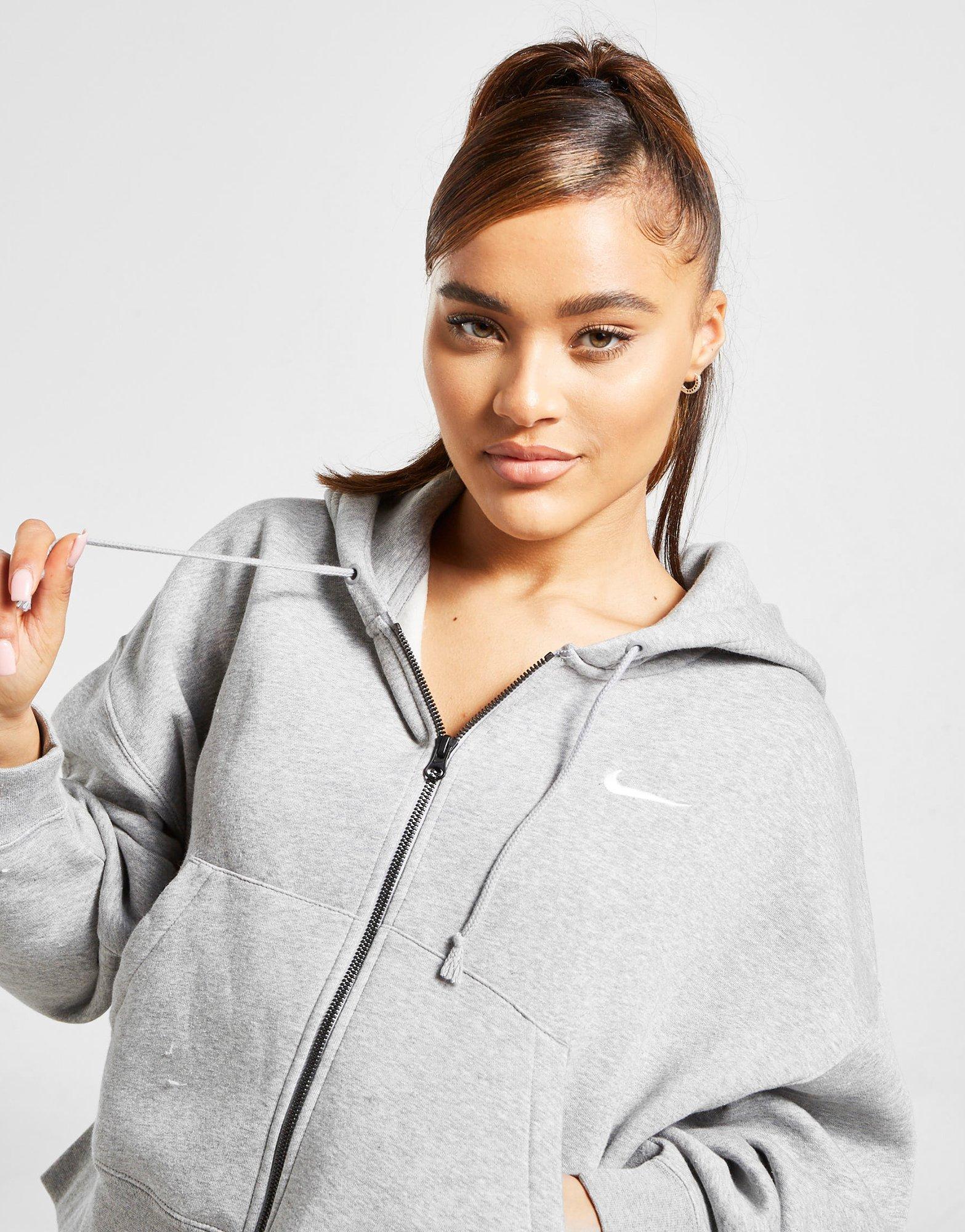 nike crop zip jacket