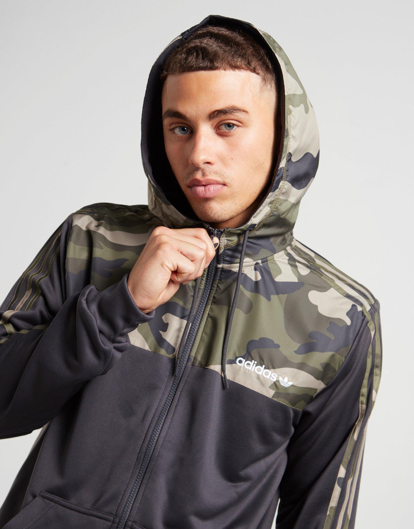 adidas camo full zip hoodie