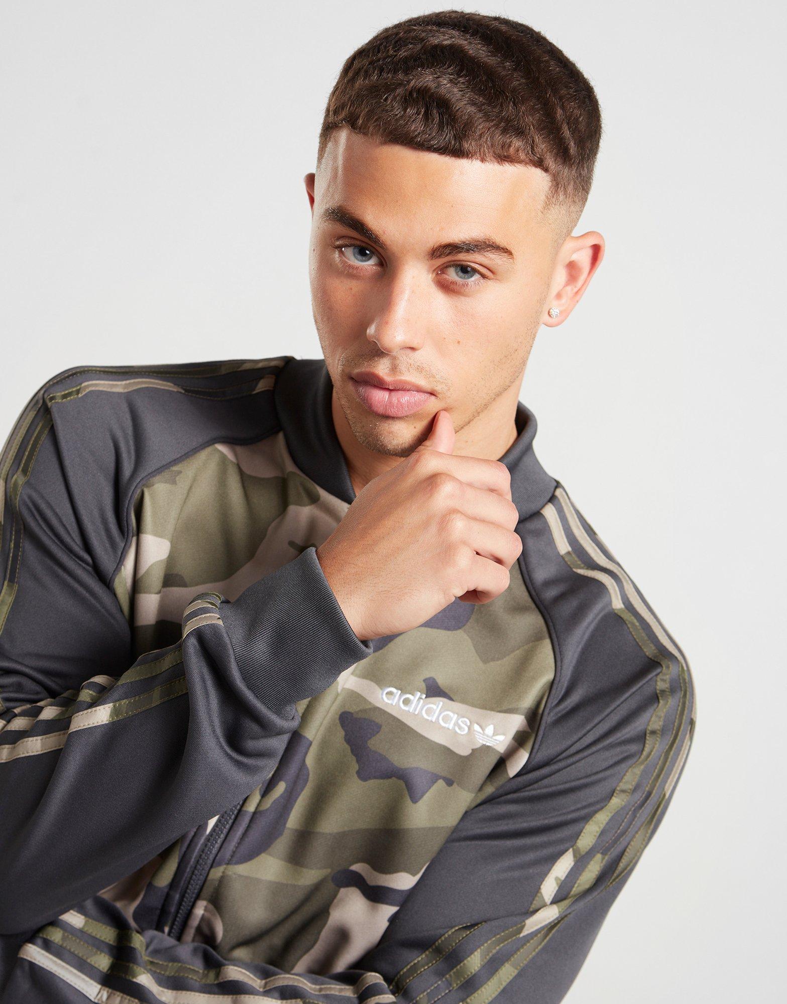 adidas camo track top