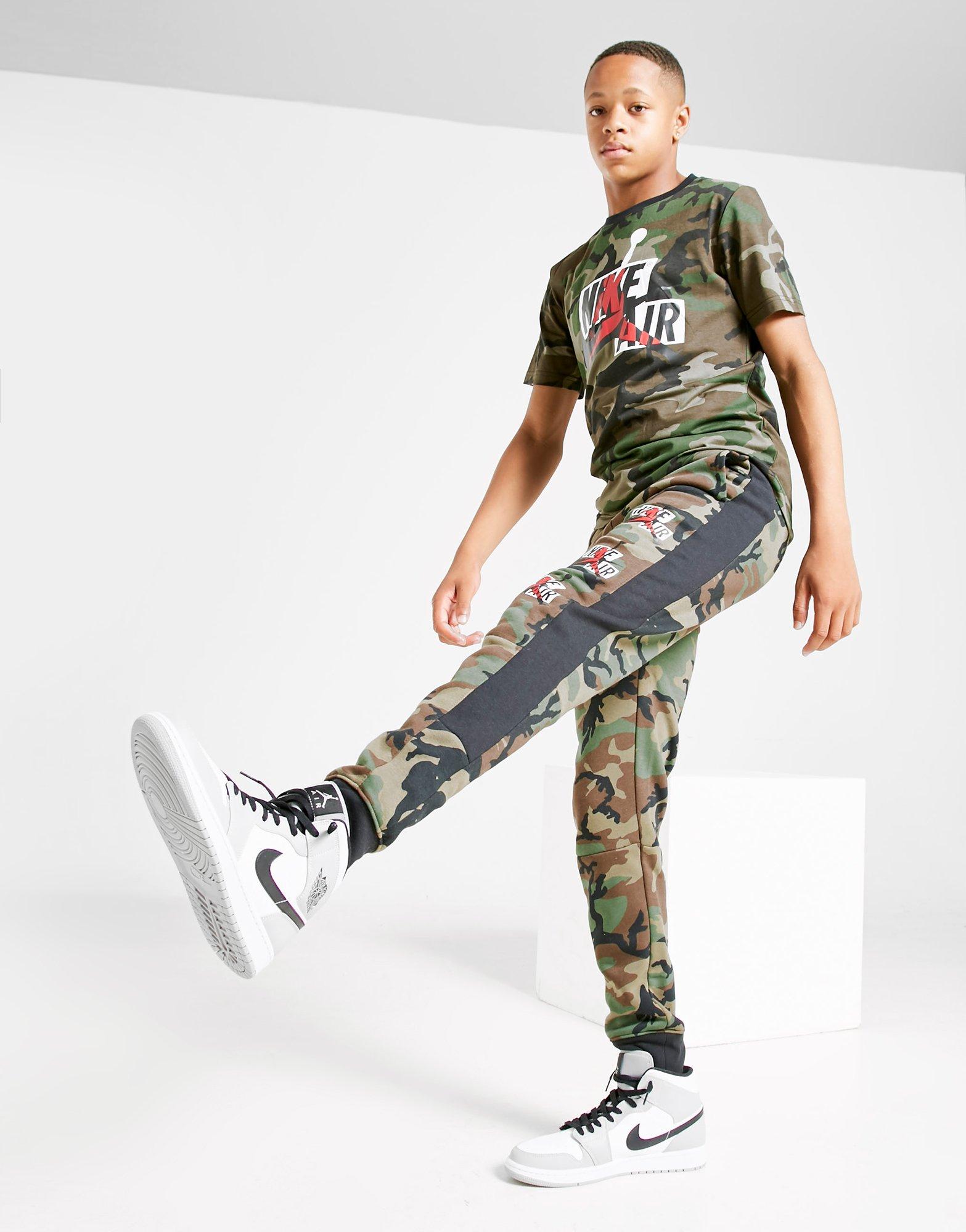 camouflage fleece joggers