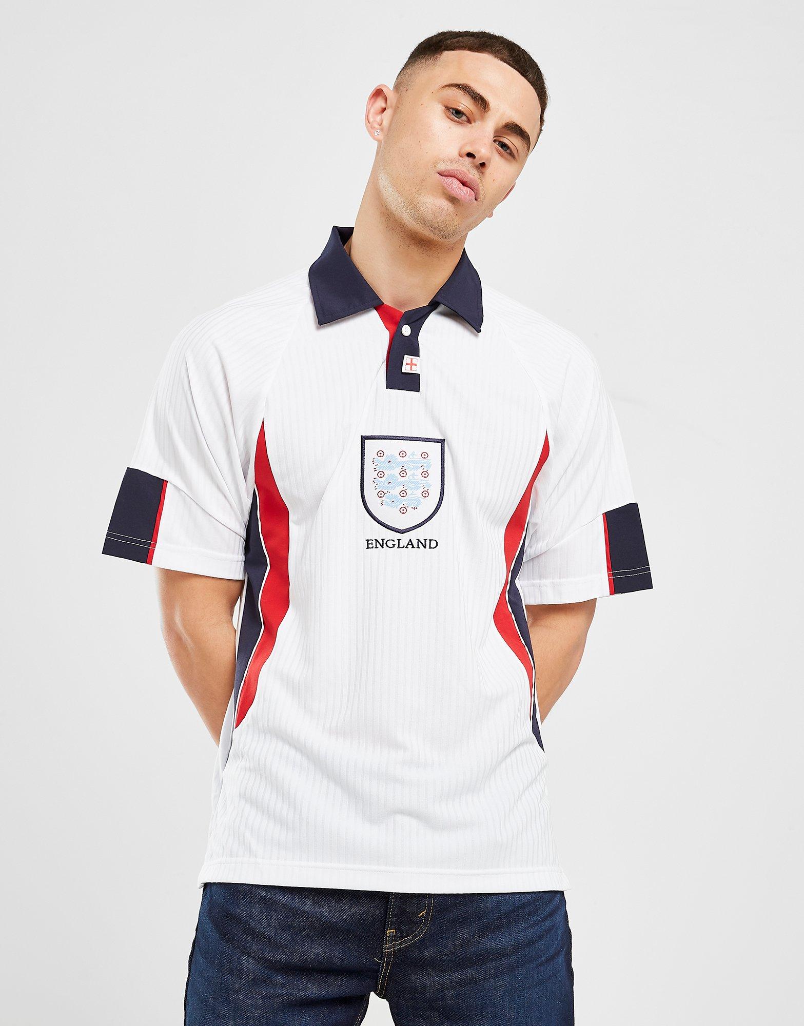 England Home 1998 Retro Full Sleeve Football Jersey