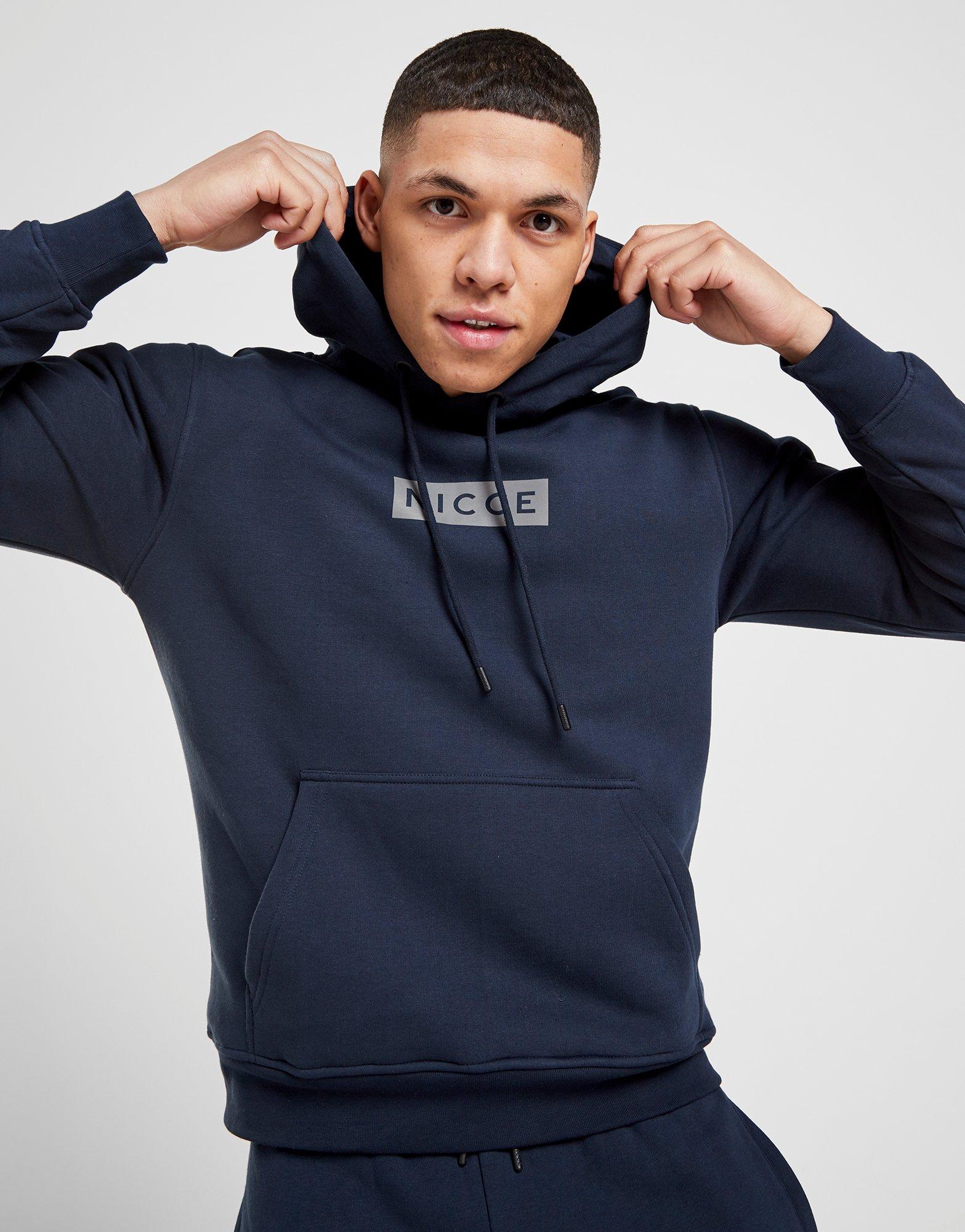 nicce reflective logo sweatshirt