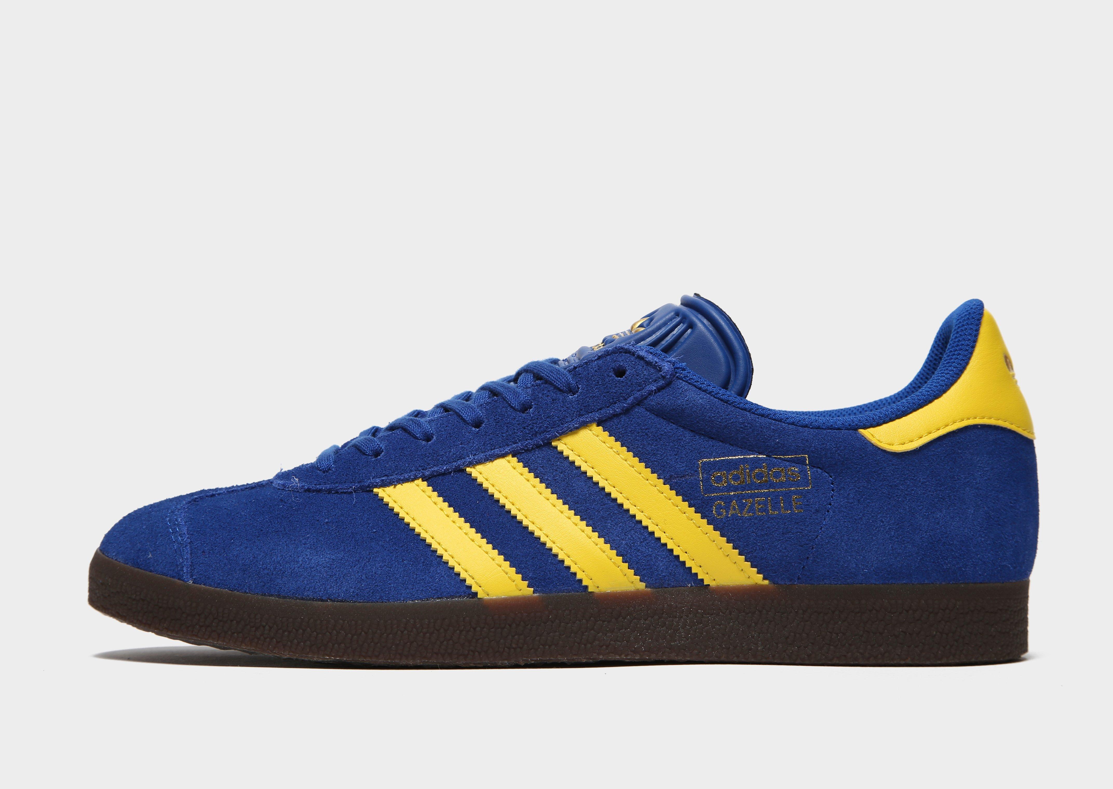 mens royal blue gazelles