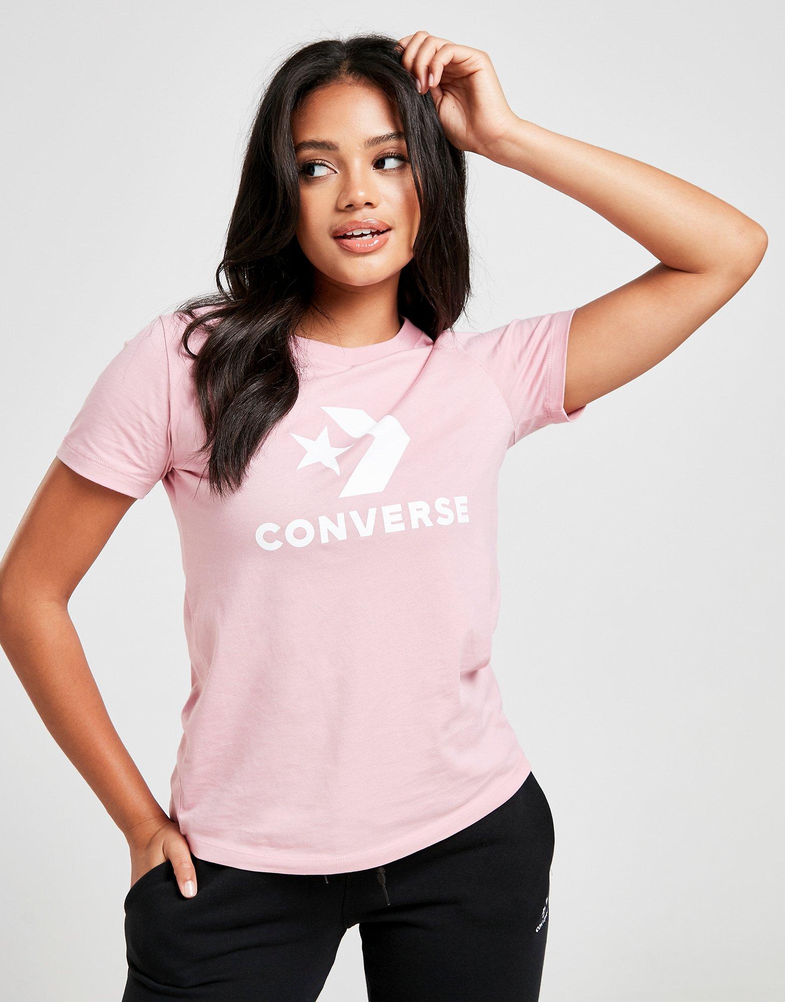 converse t shirt femme