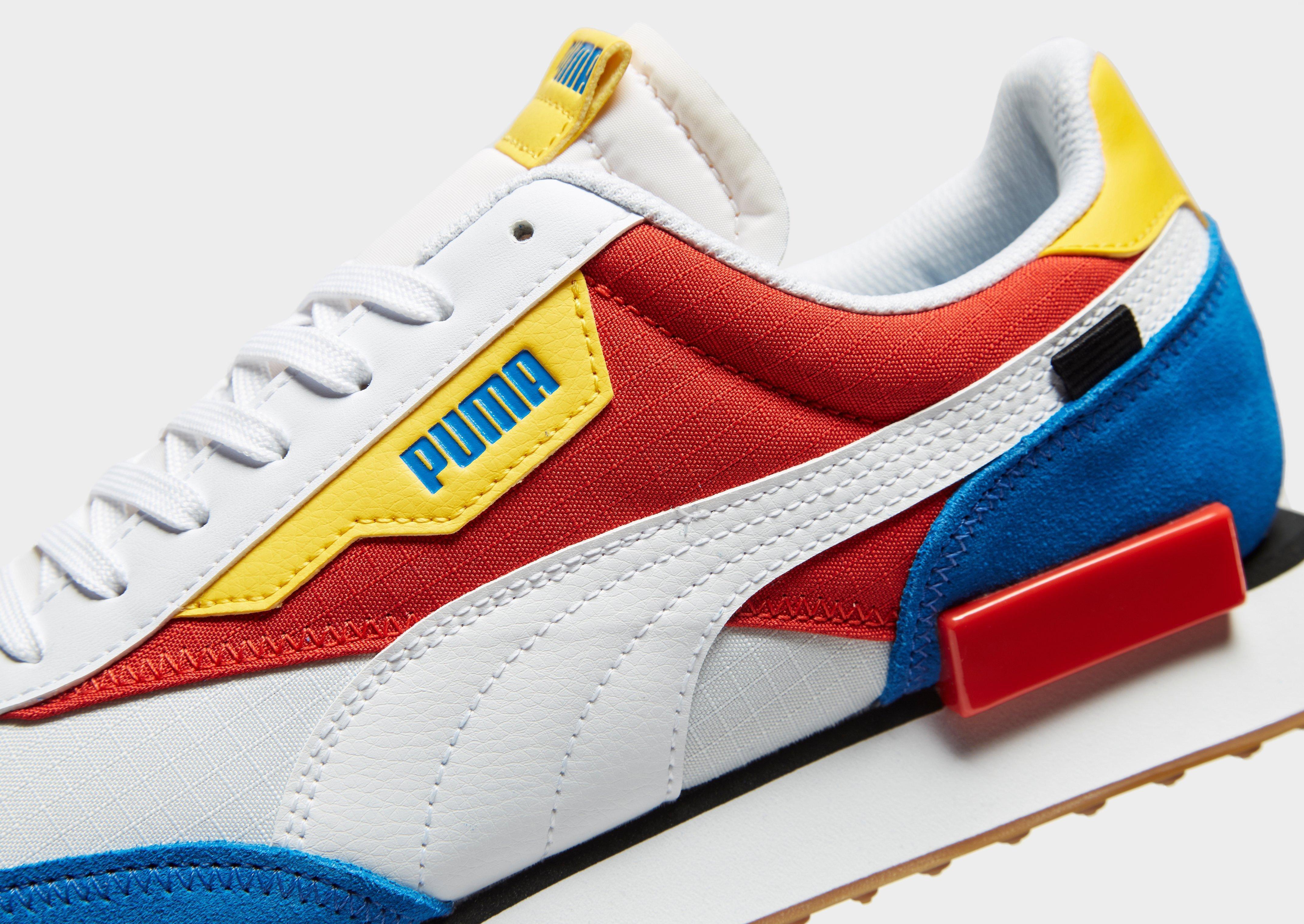 red yellow blue pumas