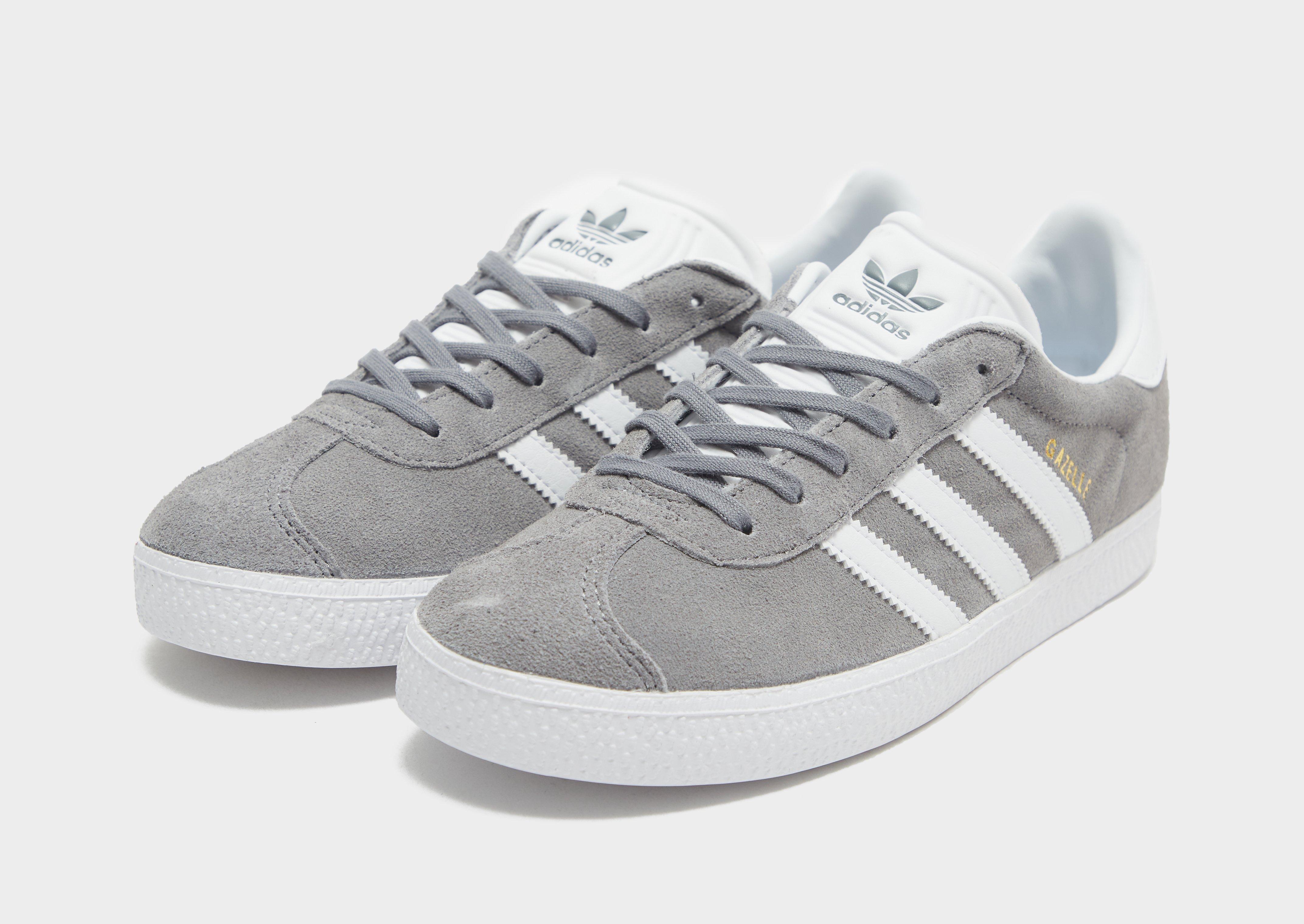 Grey adidas gazelle outlet shoes