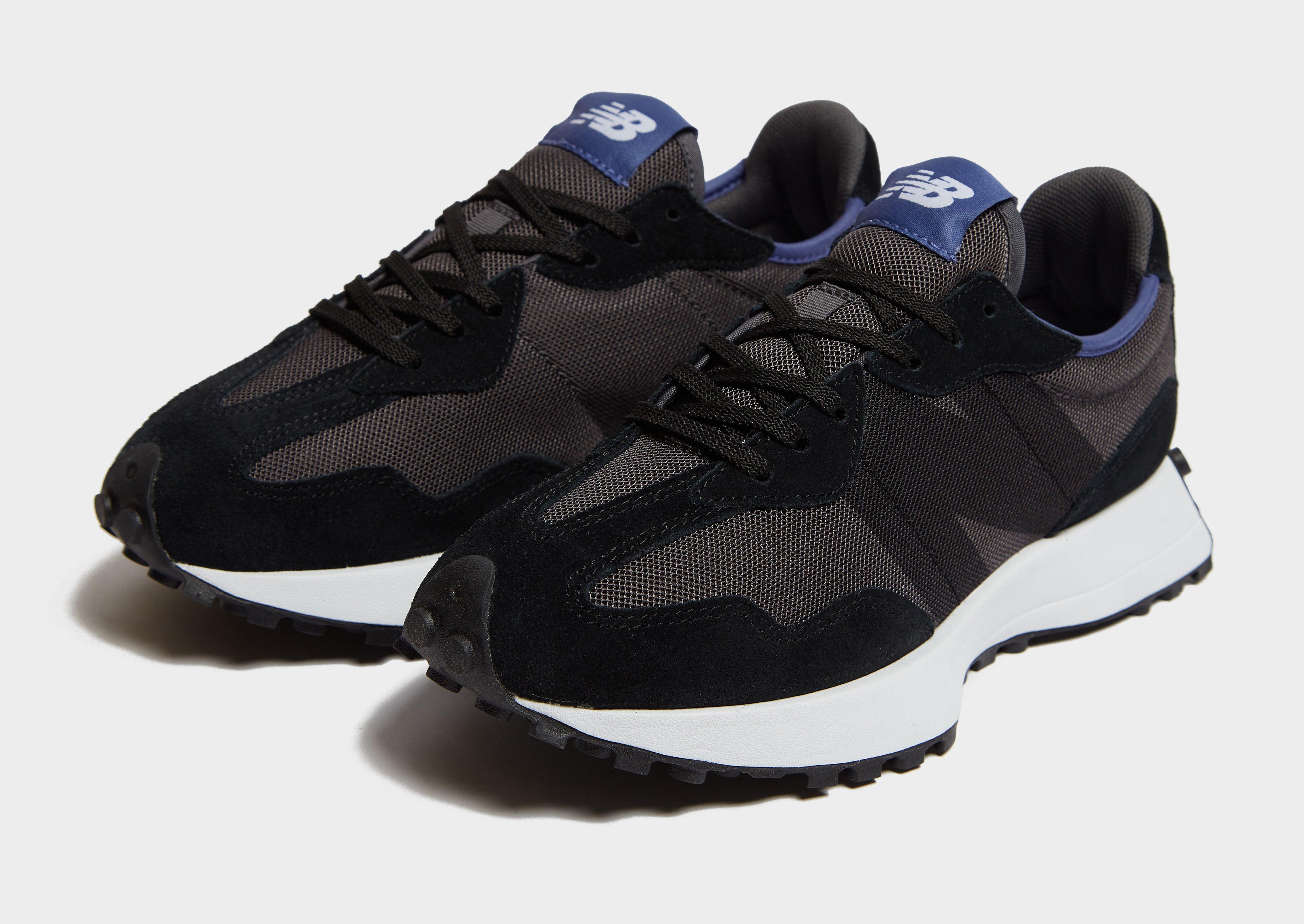 new balance womens 327 trainers black
