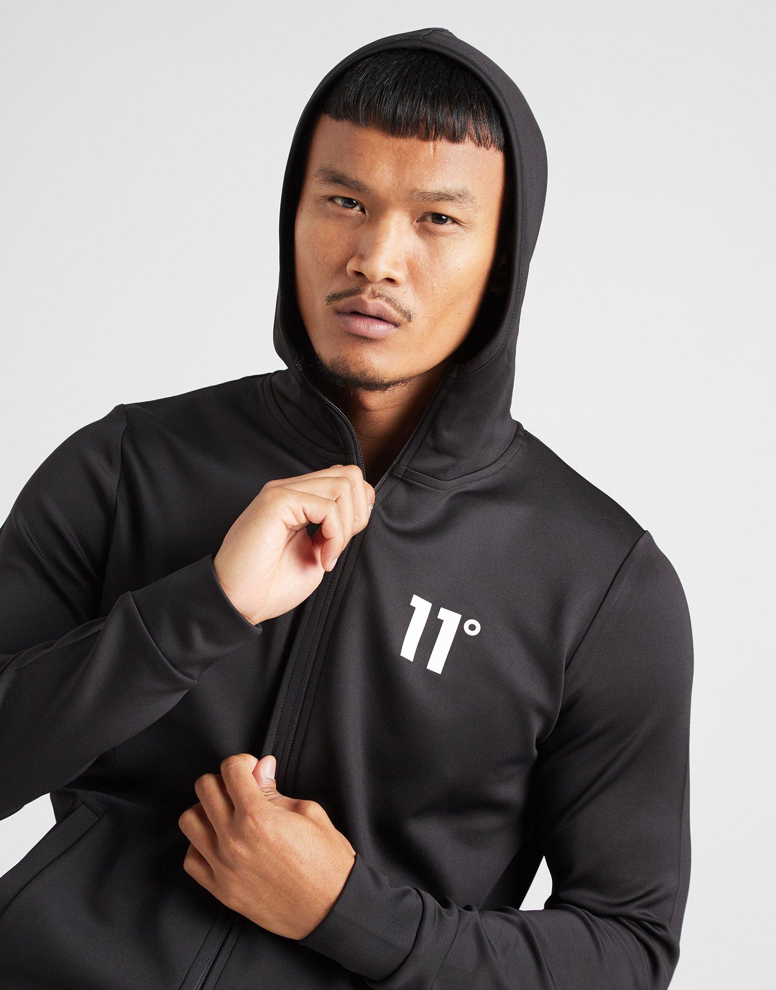 new balance core full zip poly hoodie