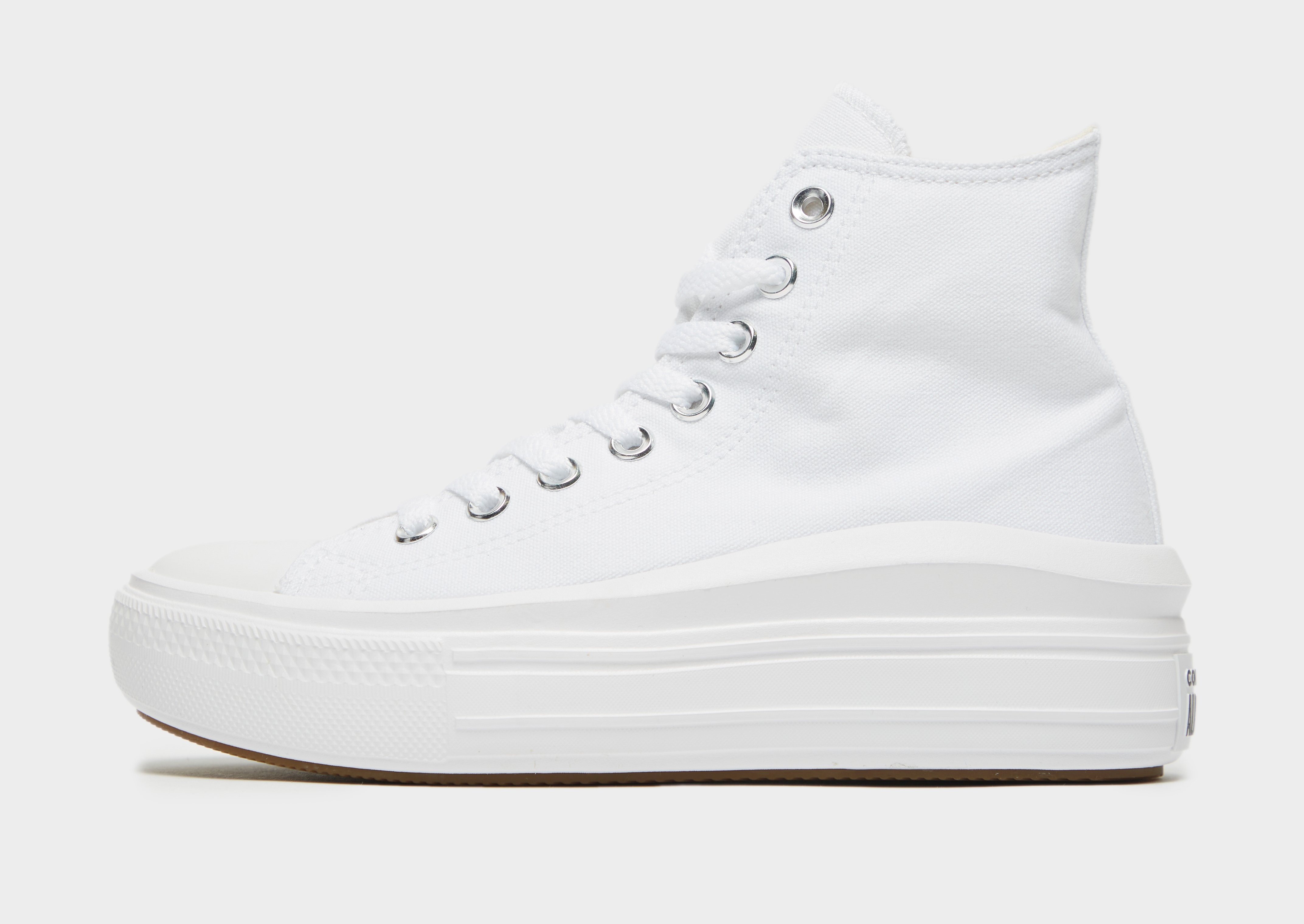 White Converse Chuck Taylor All Star Move High Women's | JD Sports Malaysia