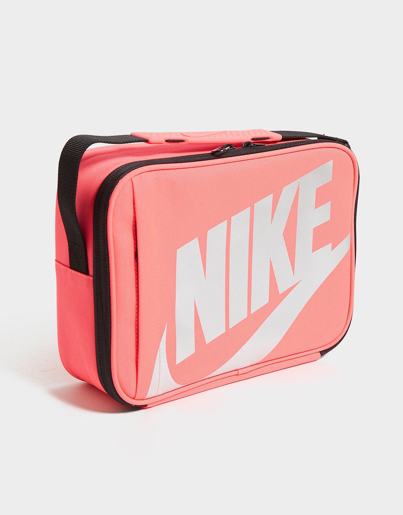 pink nike lunch box