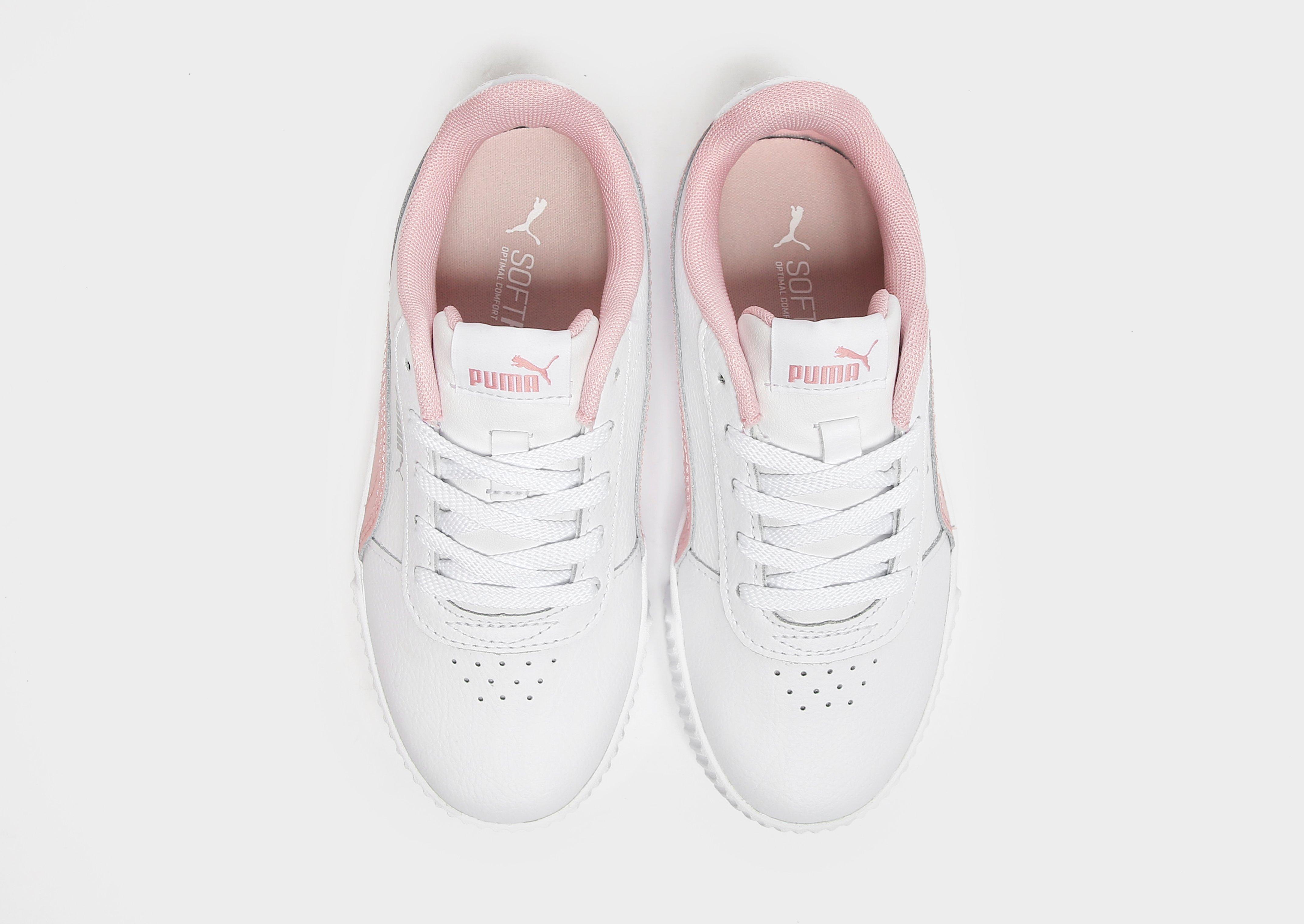 puma carina trainers pink