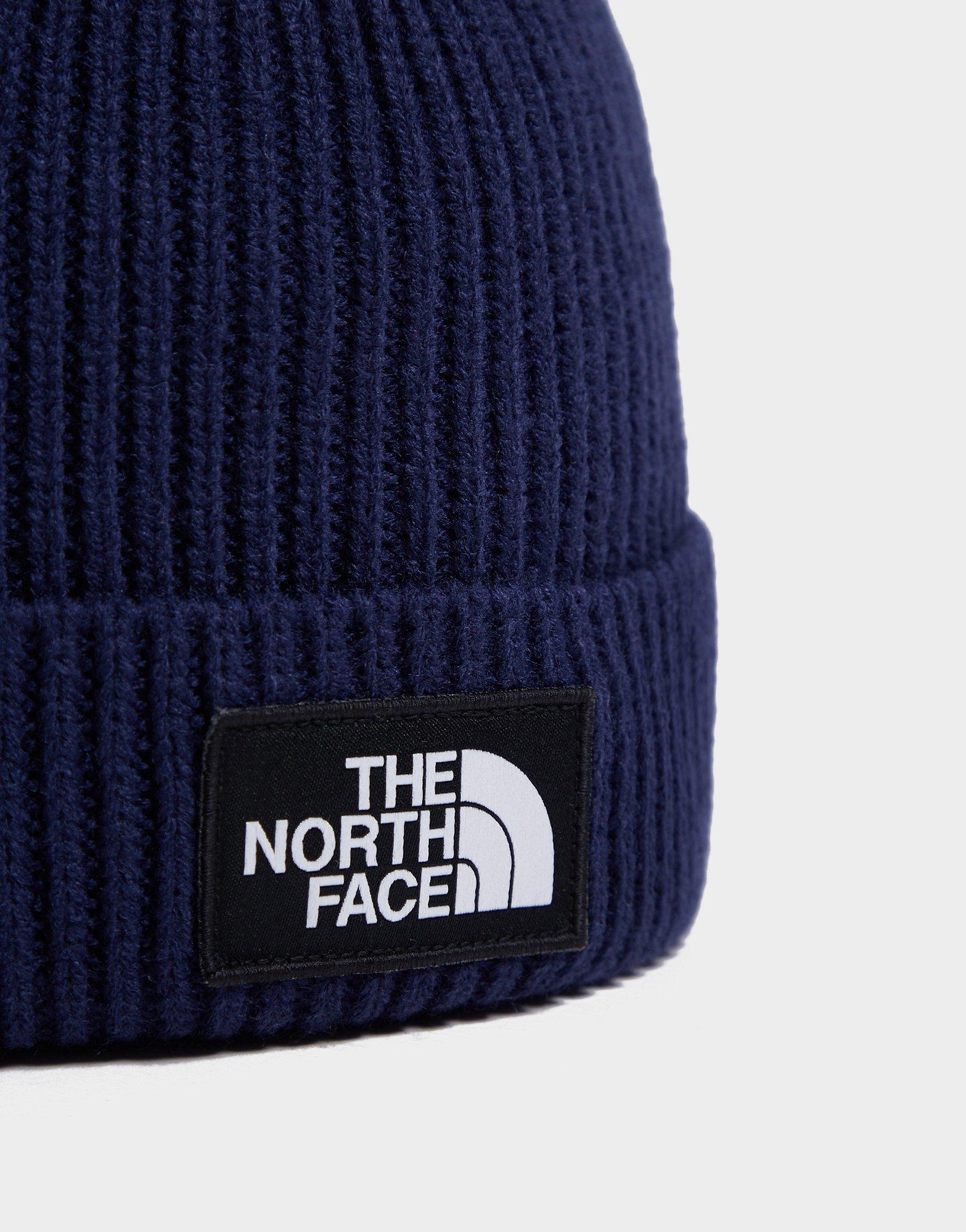 Blue The North Face Box Logo Beanie 