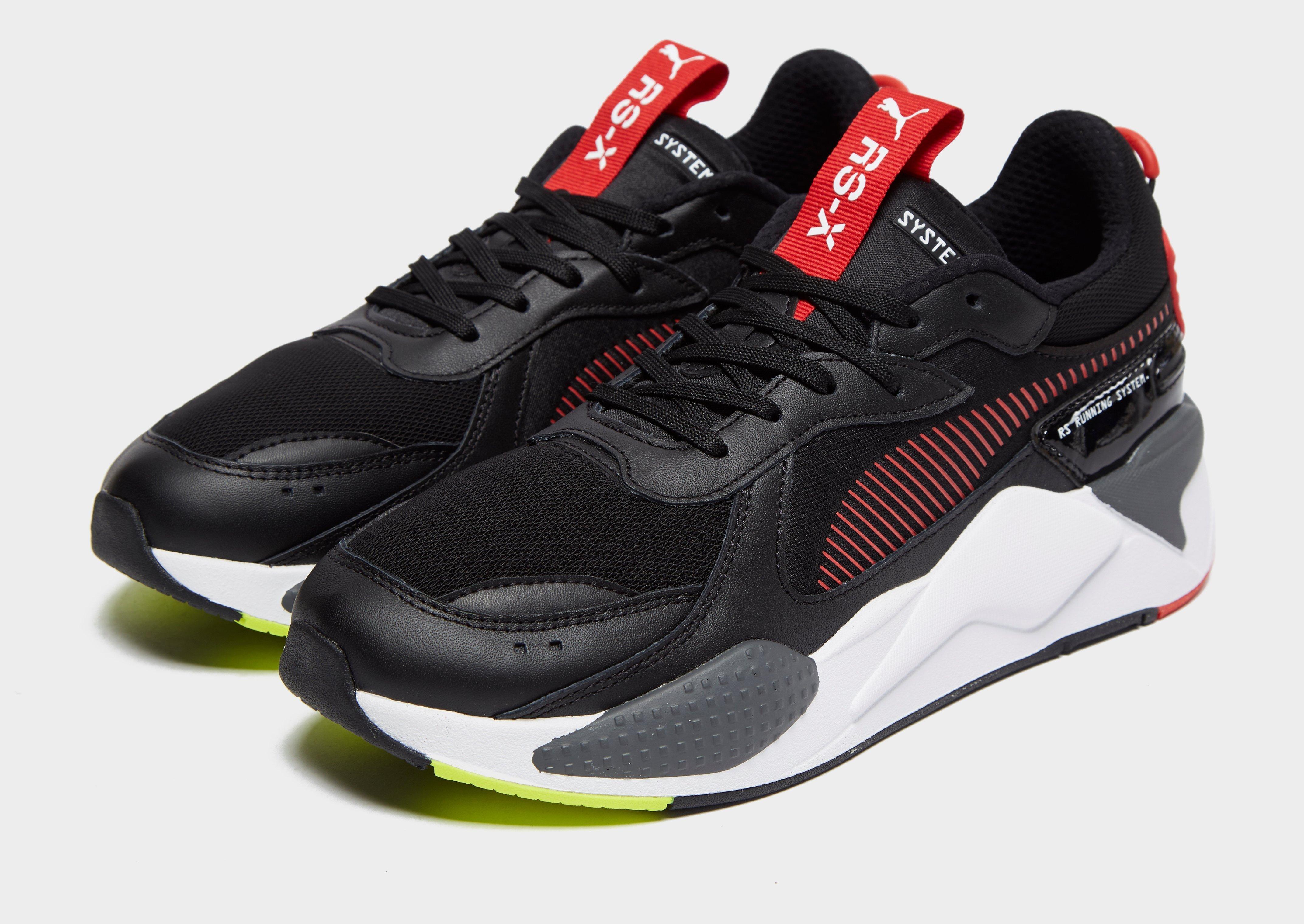 Puma rs x hi. Puma RS x2 Black Red. Puma RSX черно красные. Puma RS-X Leather. Puma RS X кожаные.