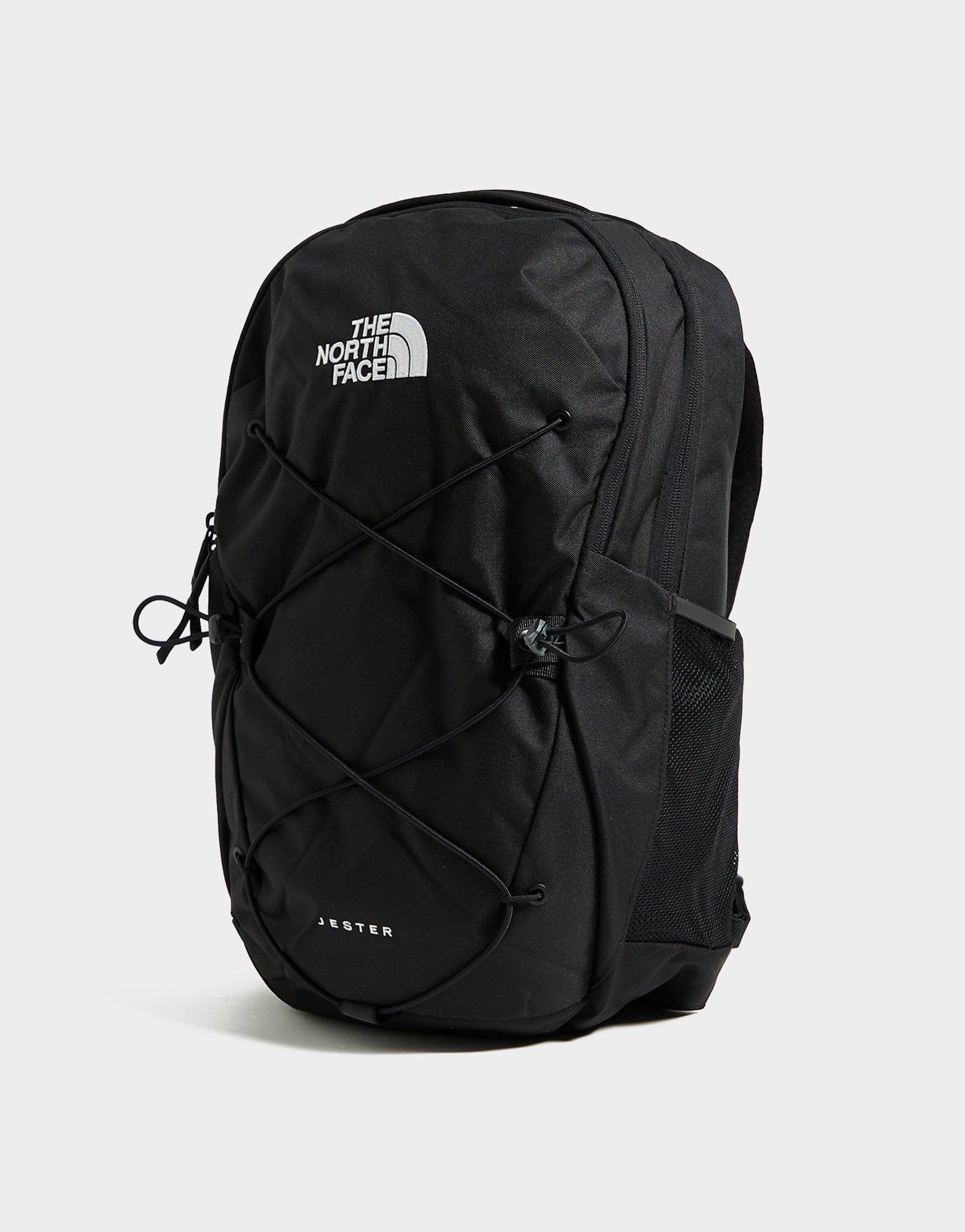 the north face black backpack