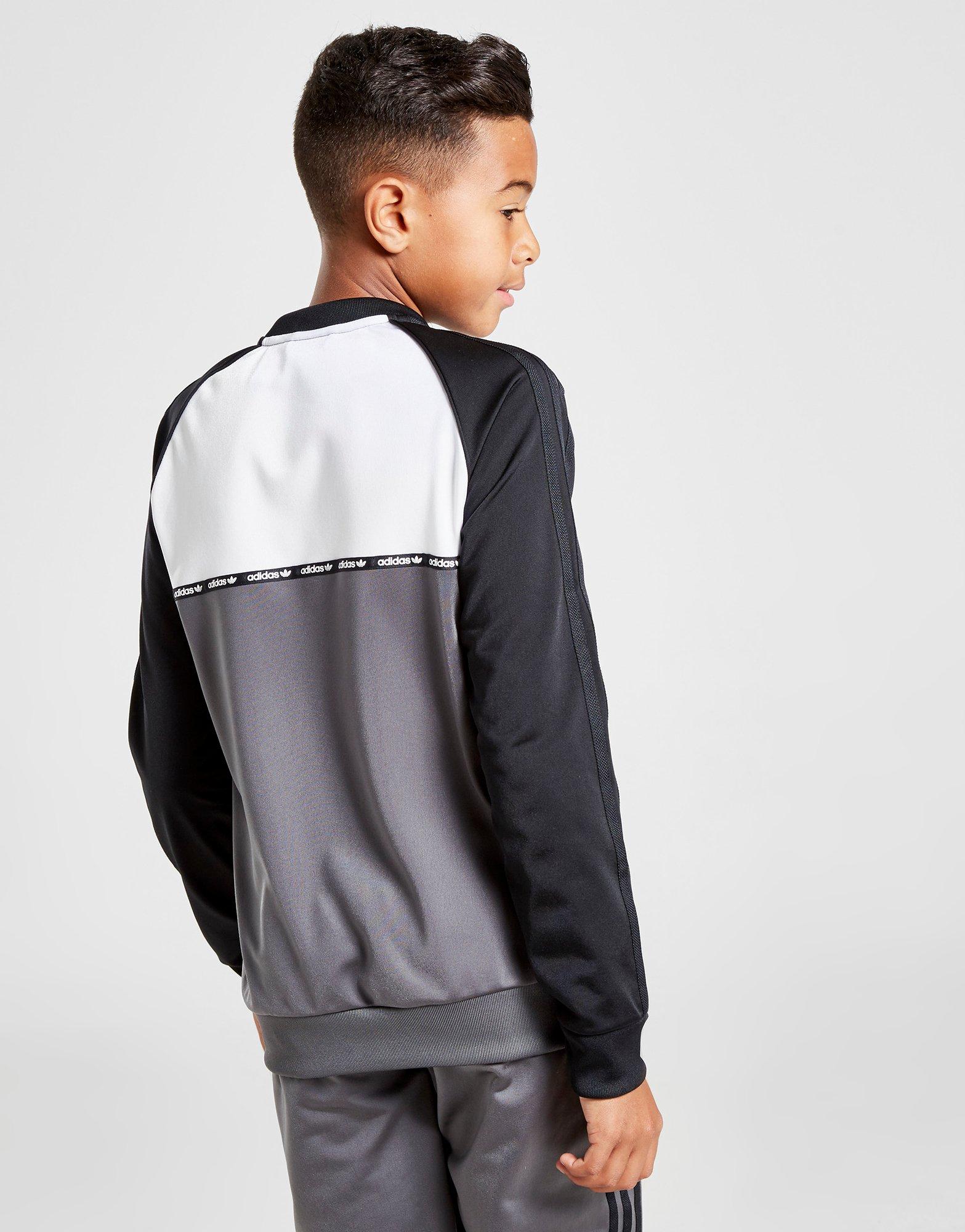 adidas Originals SS Tape Track Top Junior