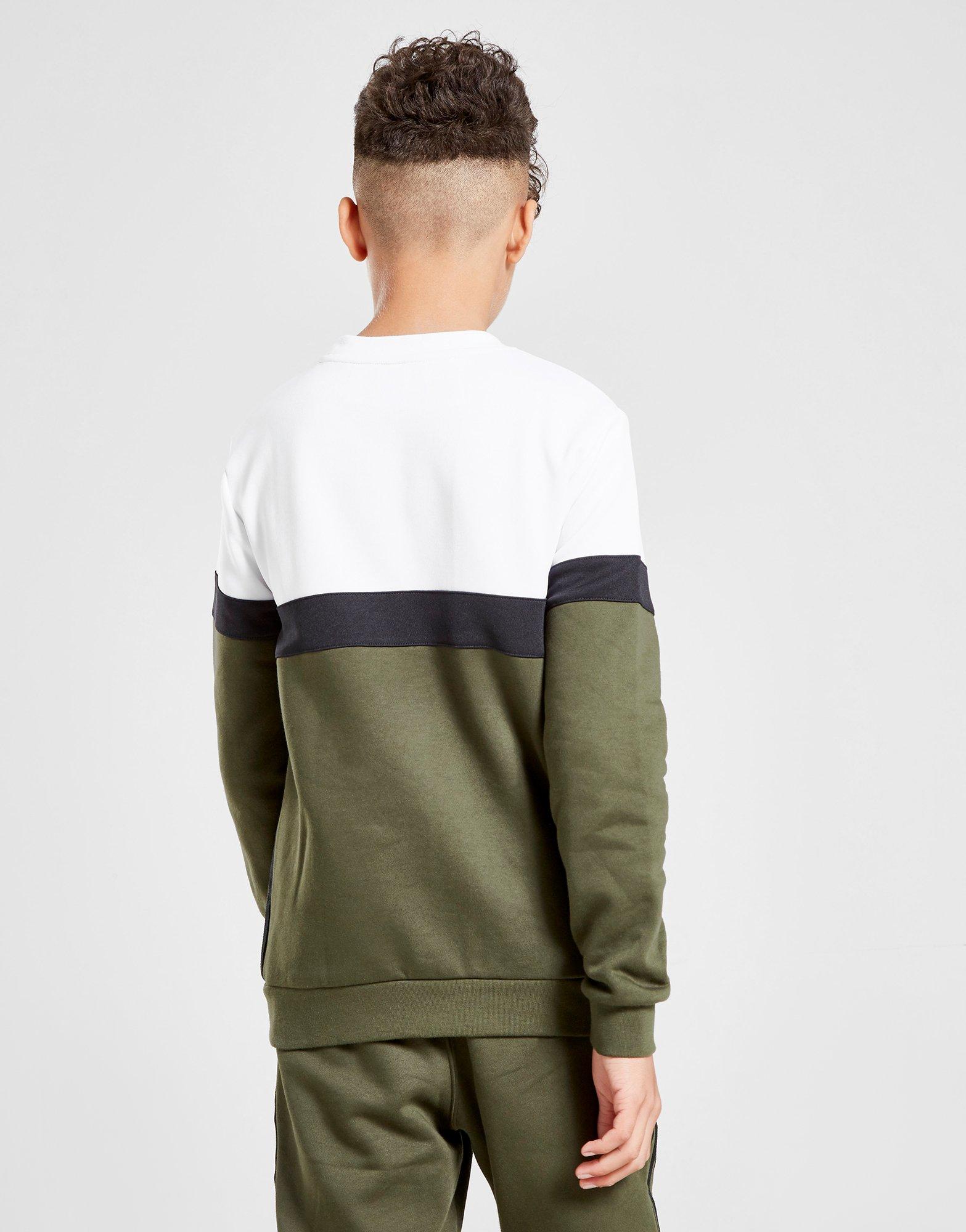 adidas originals challenger colour block crew sweatshirt