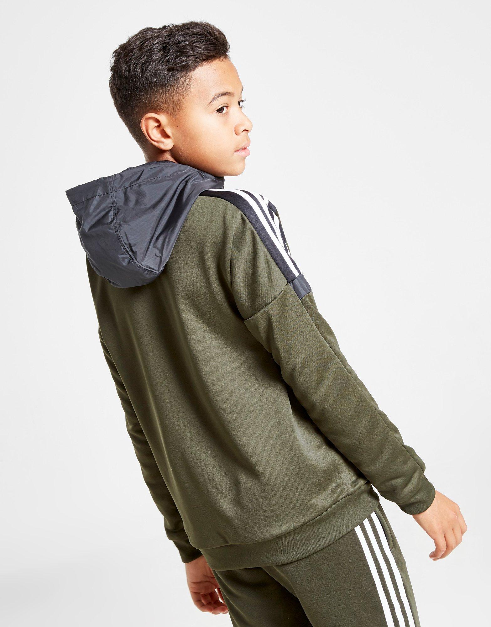 adidas overhead windbreaker