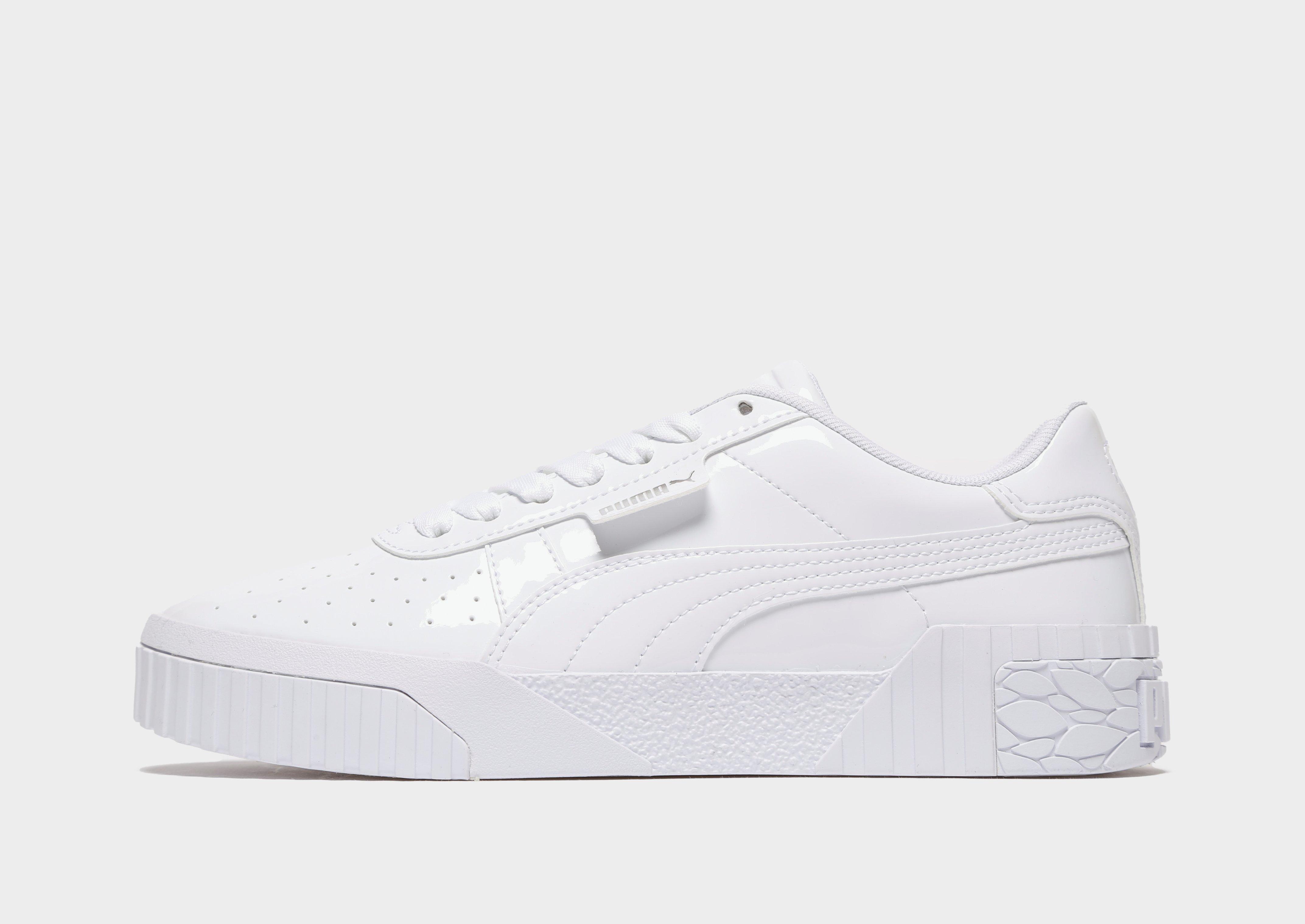 puma cali patent white