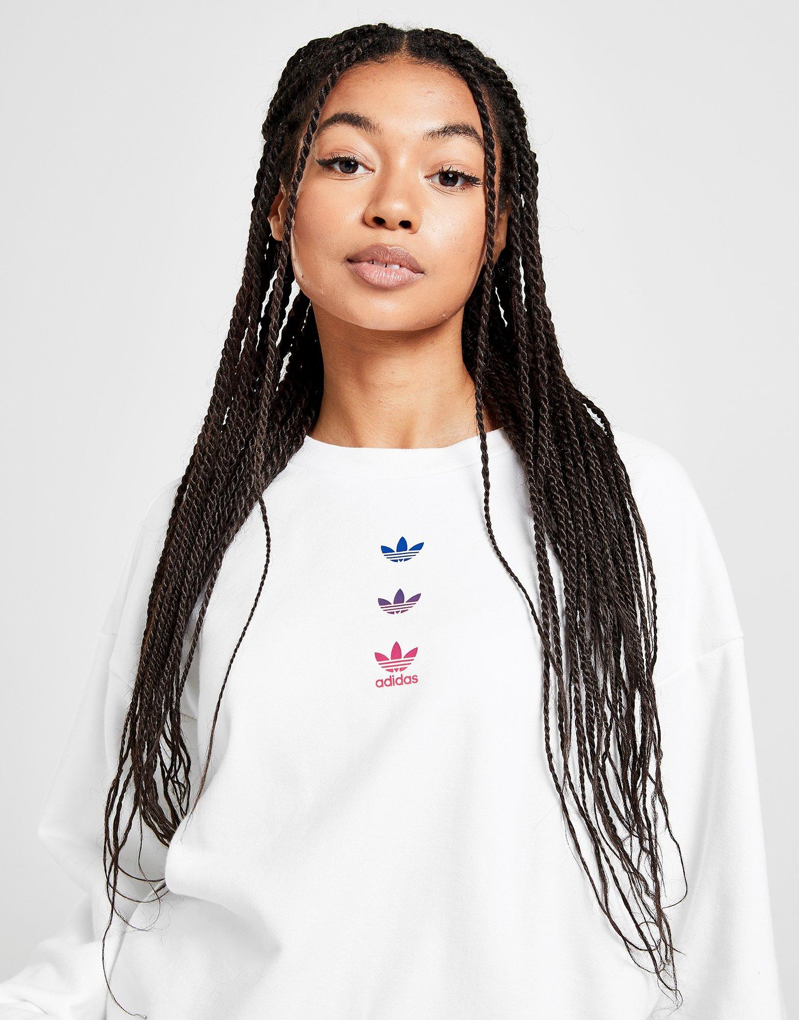 adidas originals repeat trefoil crew sweatshirt