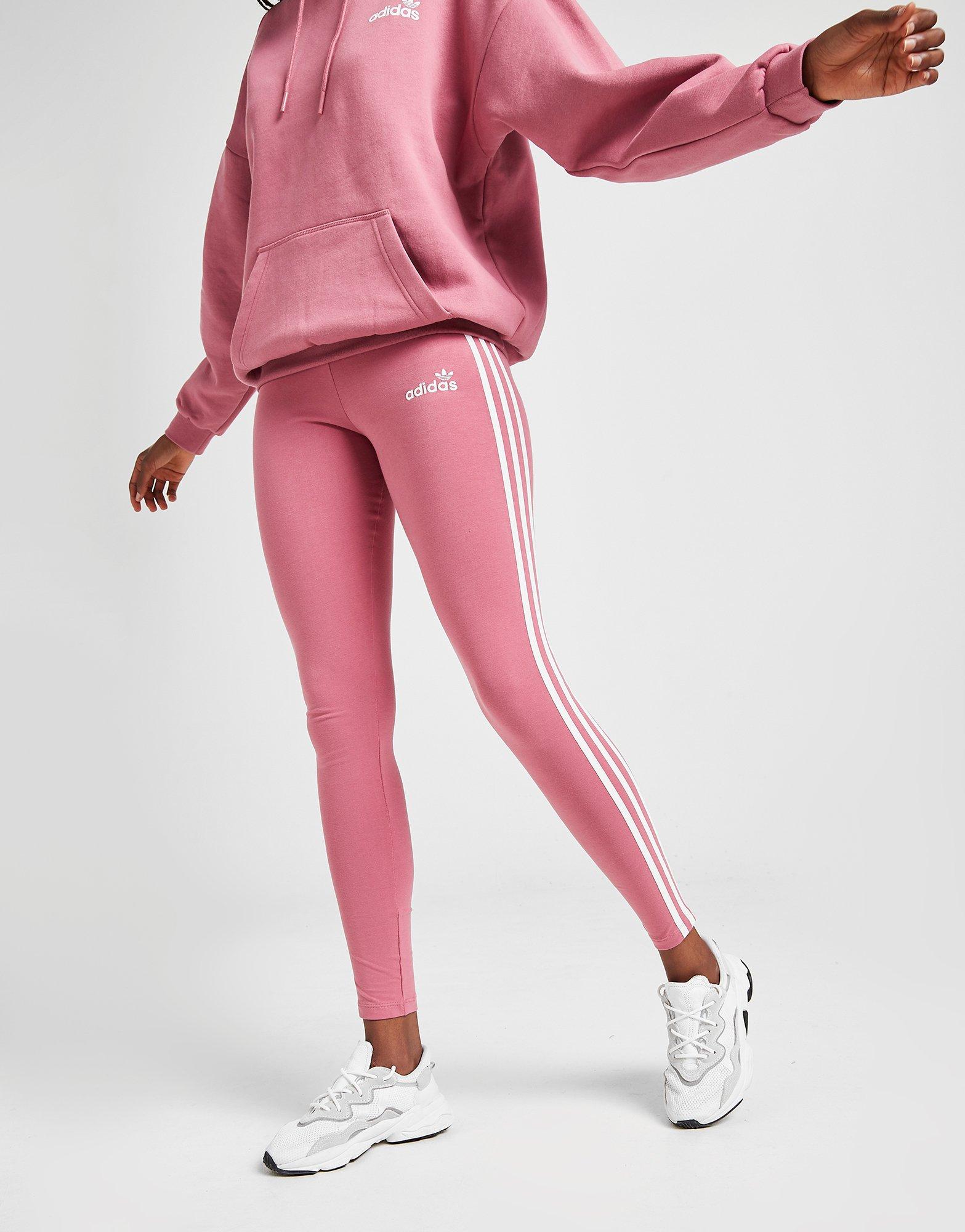pink adidas leggins