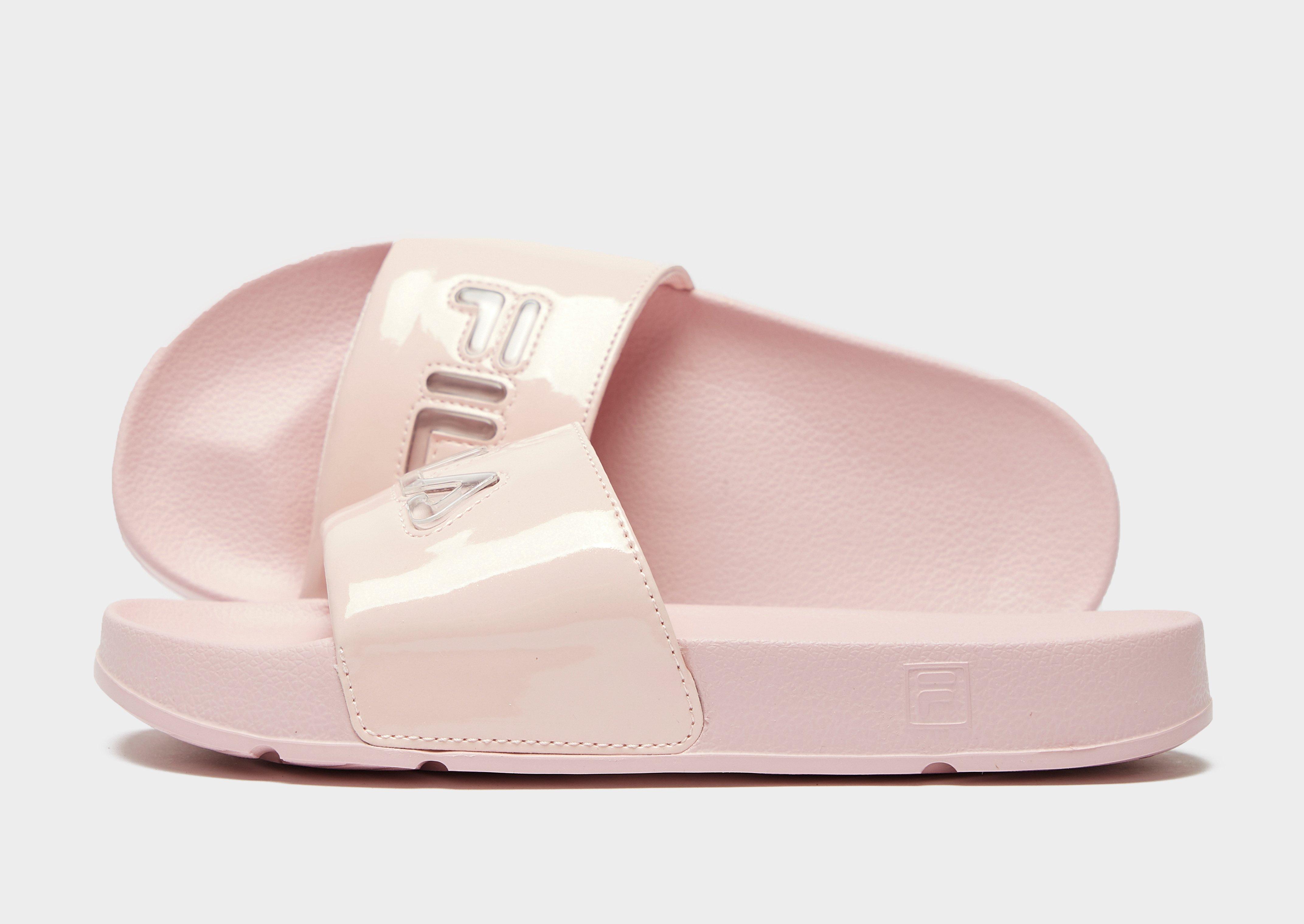 girls fila slides